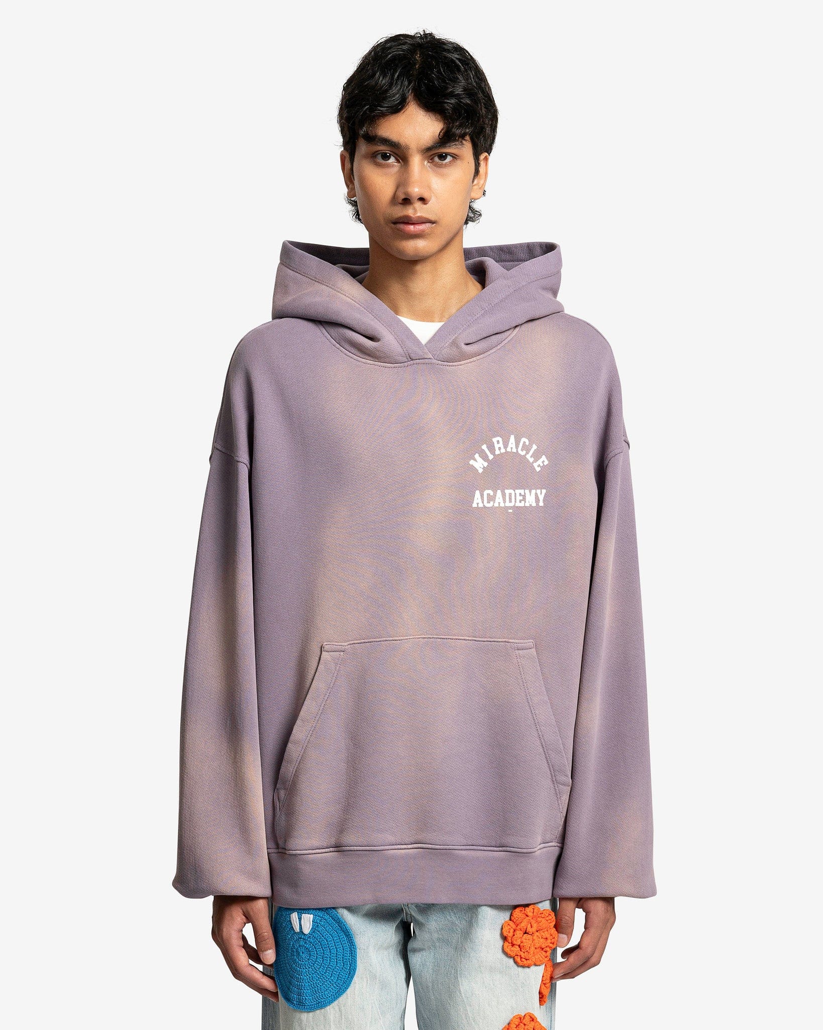 Miracle Academy Hoodie in Fog Sunfade – SVRN