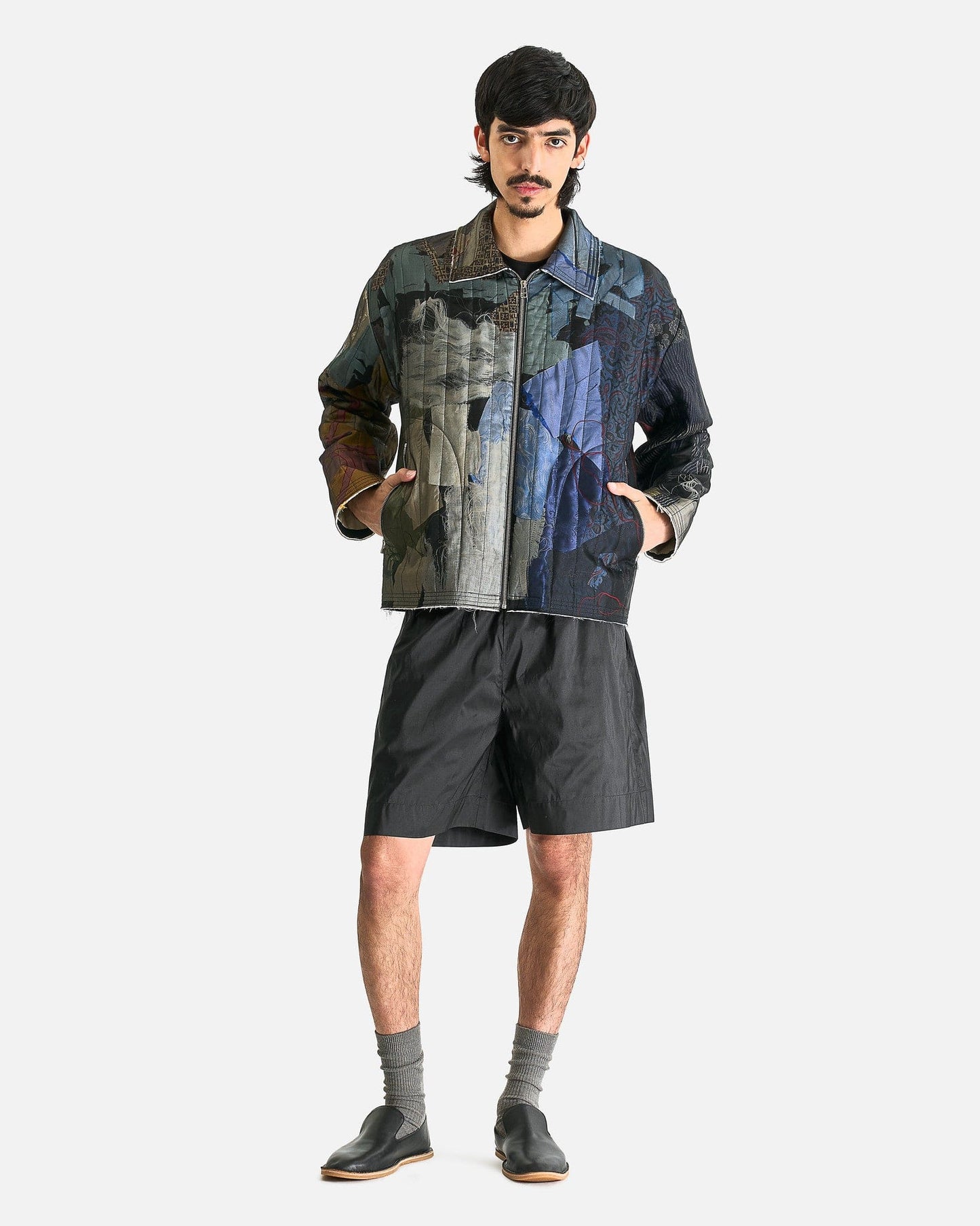 AUBERO Men's Shorts Miraval Short in Black