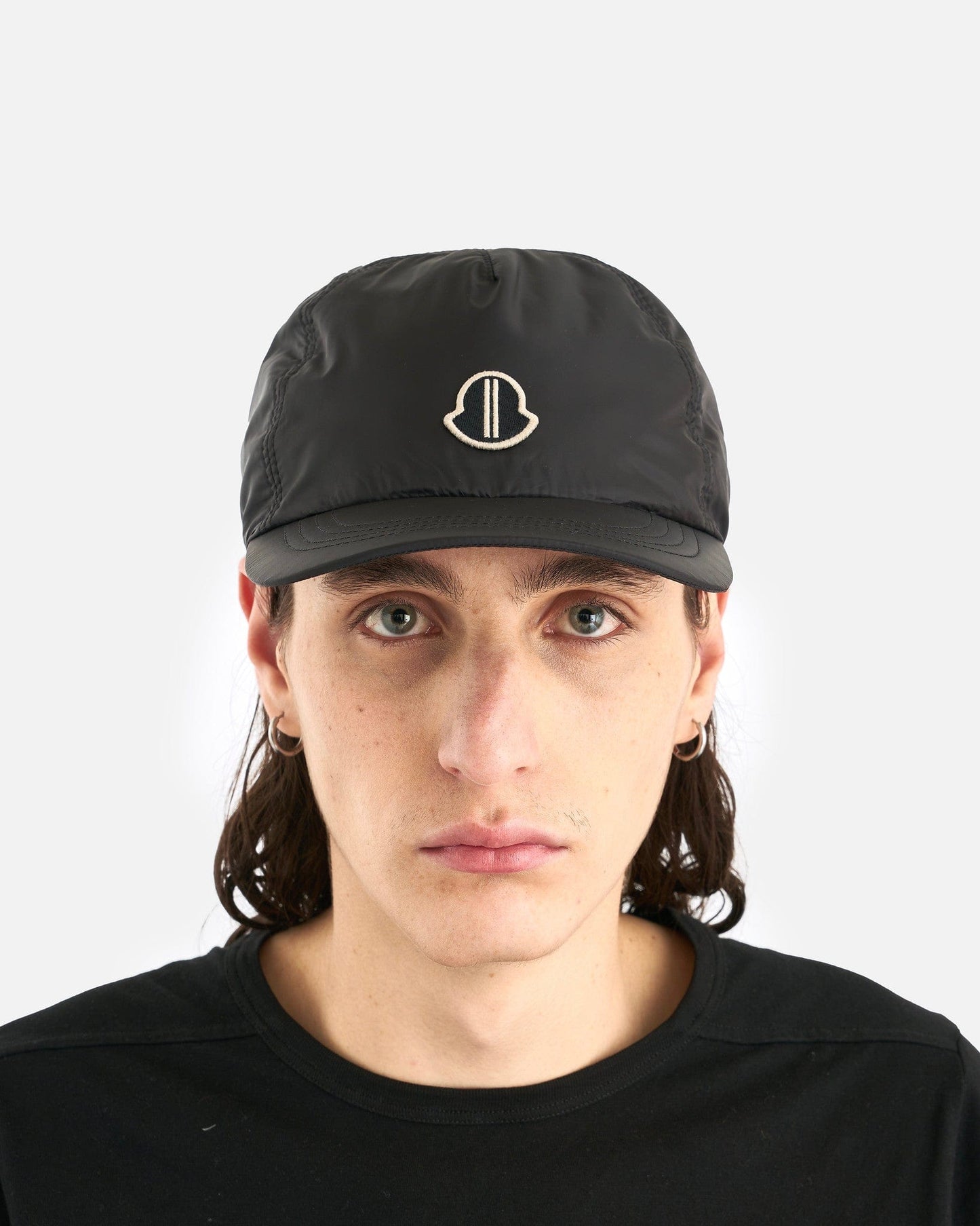 Rick Owens Men's Hats O/S Moncler Baseball Hat in Black