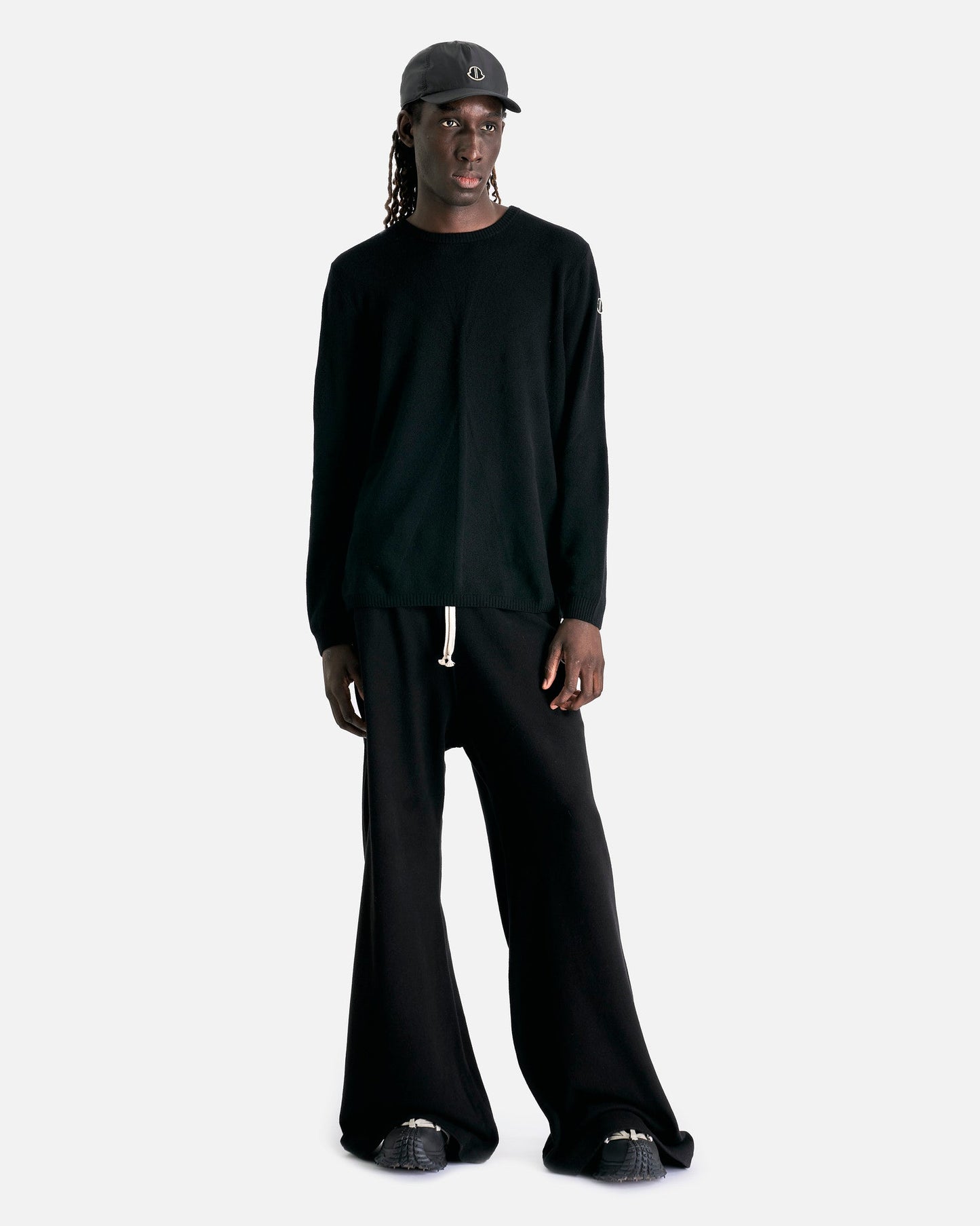 Rick Owens Men's Pants Moncler Belas in Black