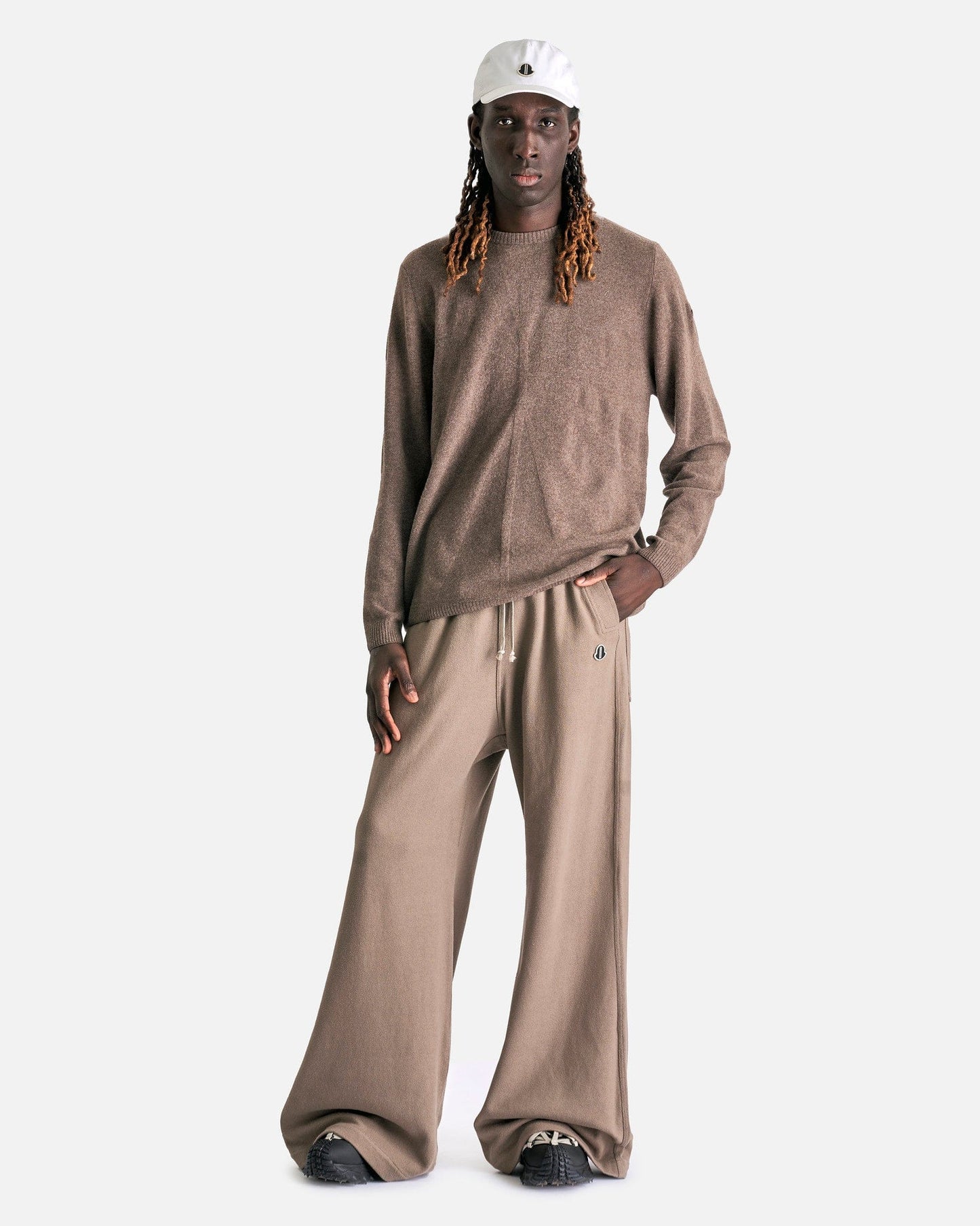 Rick Owens Men's Pants Moncler Belas in Dust