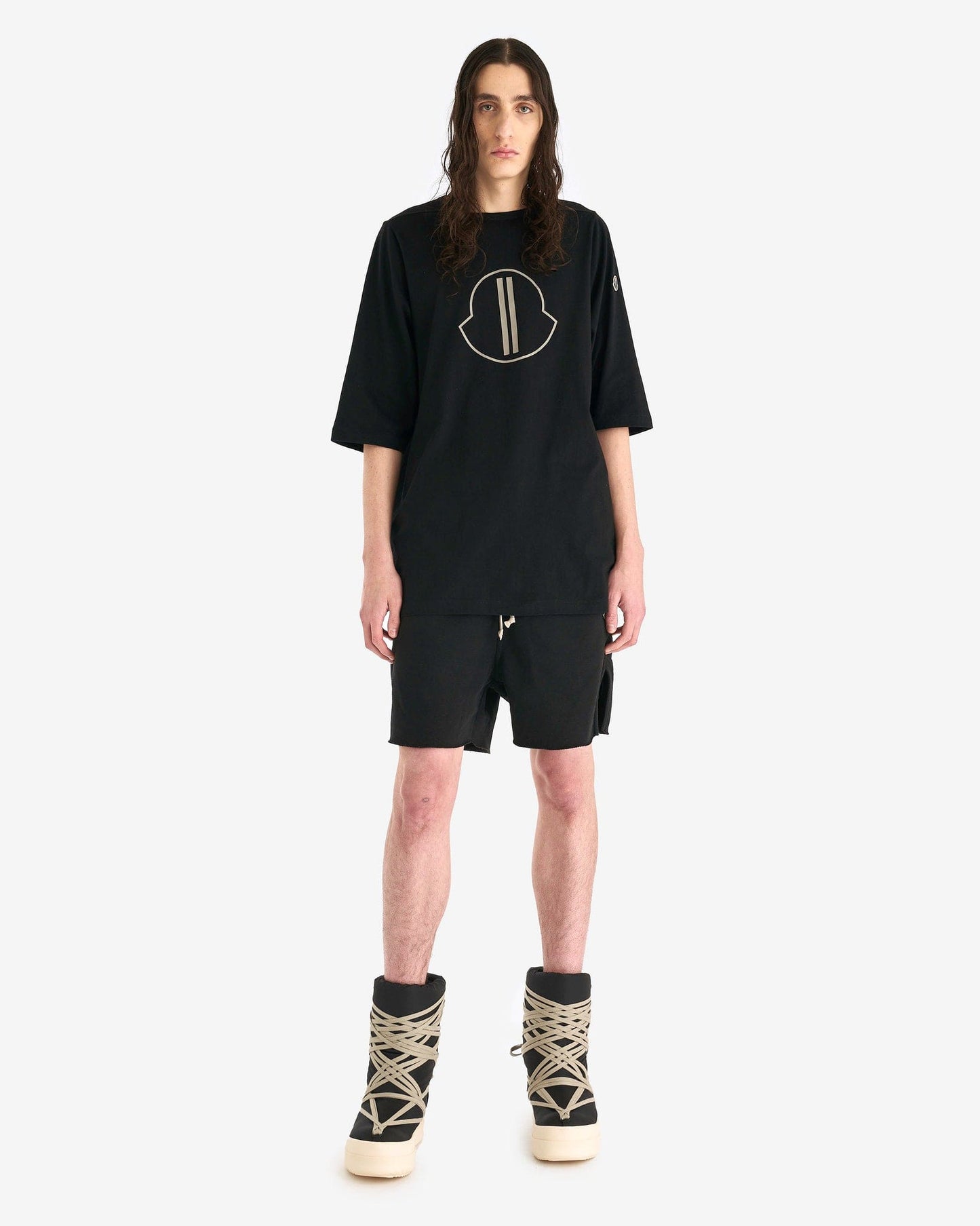 Rick Owens Men's Pants Moncler Long Boxers in Black