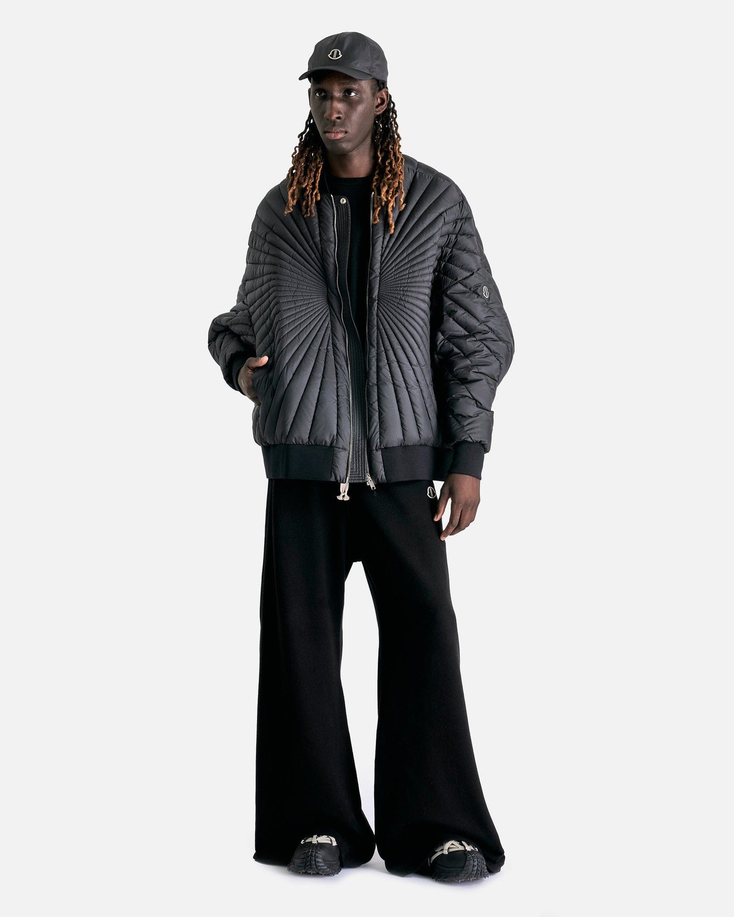 Rick Owens Men's Jackets Moncler Radiance Peter Jacket in Black