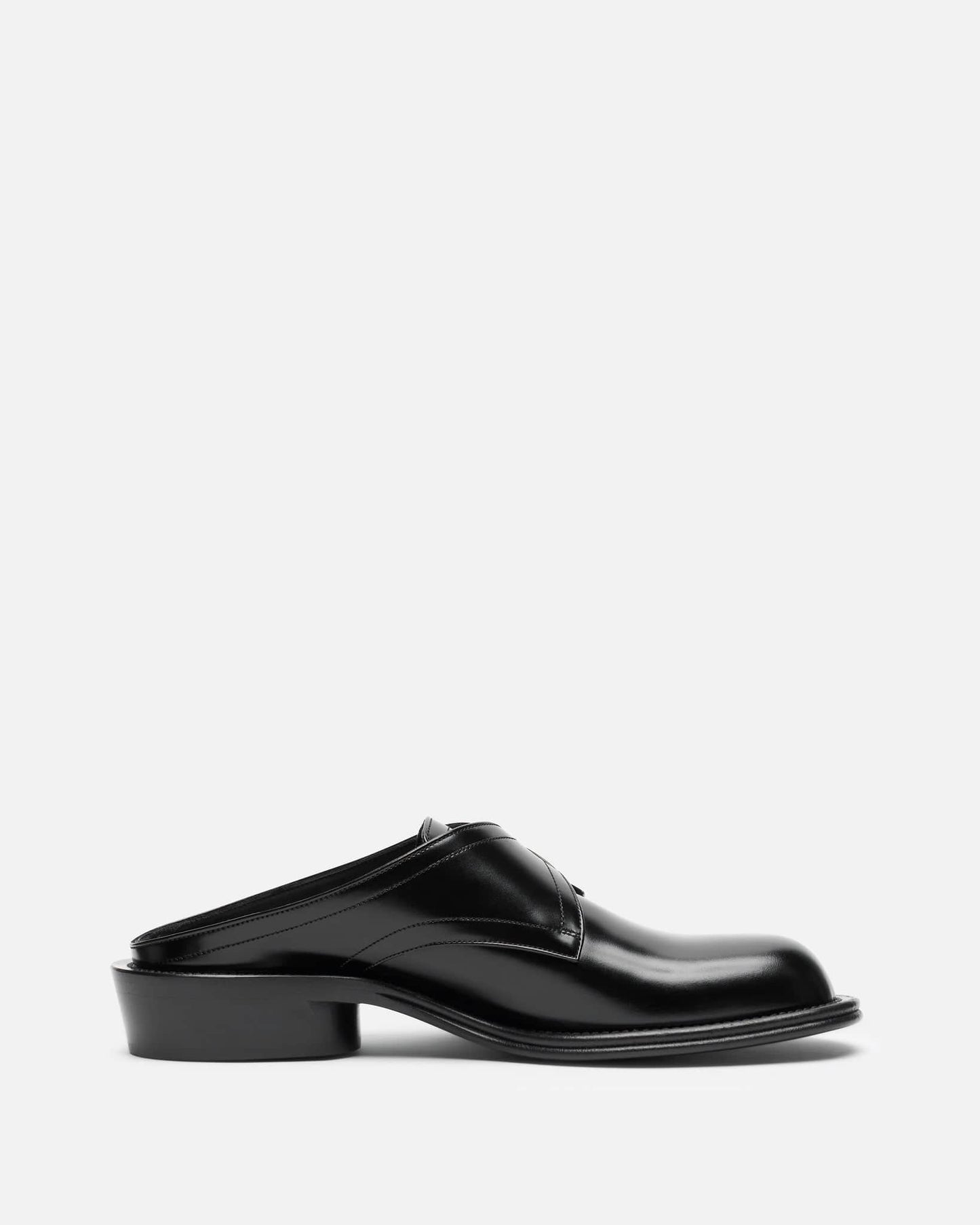 NAMACHEKO Men's Shoes Monkstrap Mule in Black