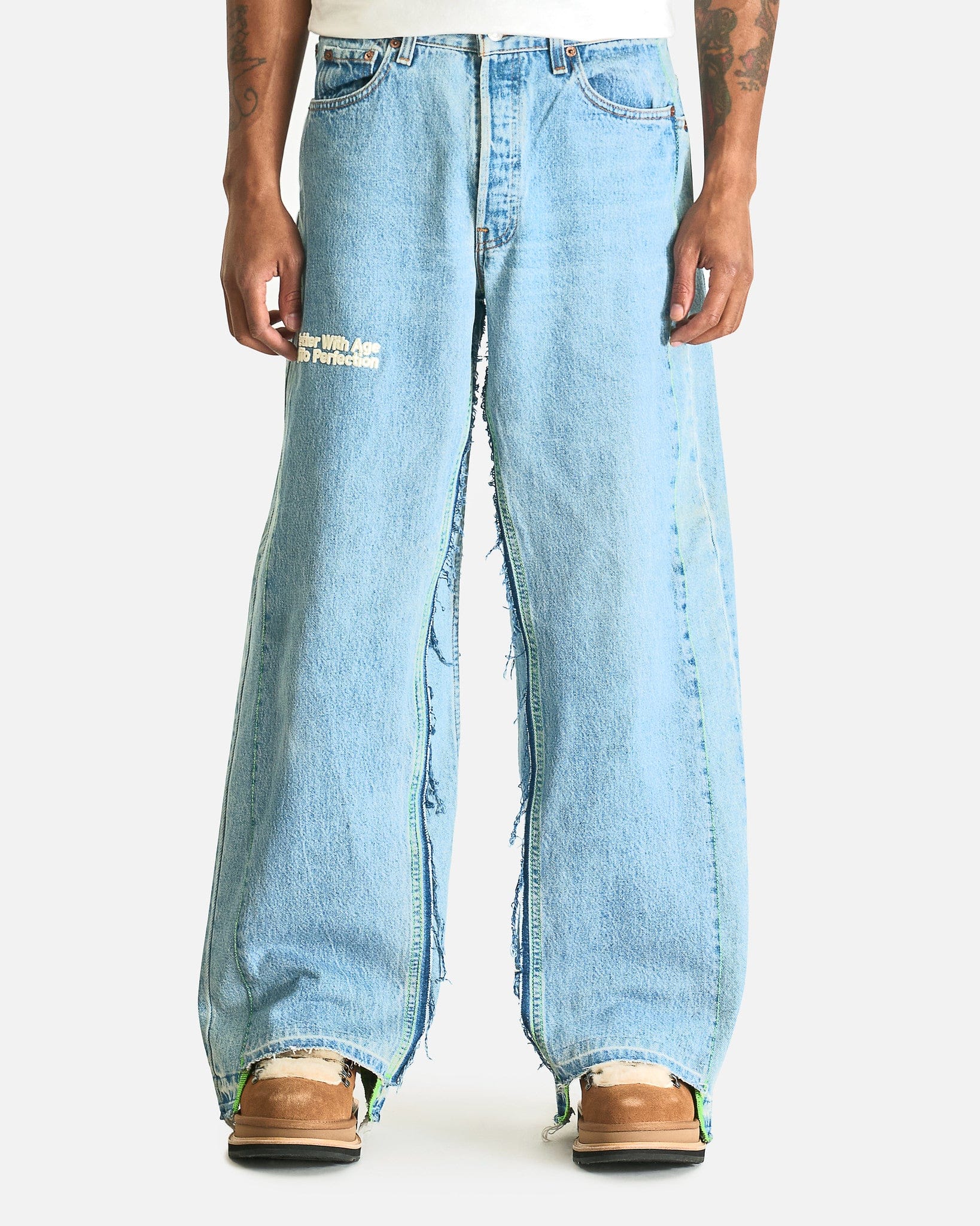Monroe Triple-Wide Denim Trouser in Indigo – SVRN