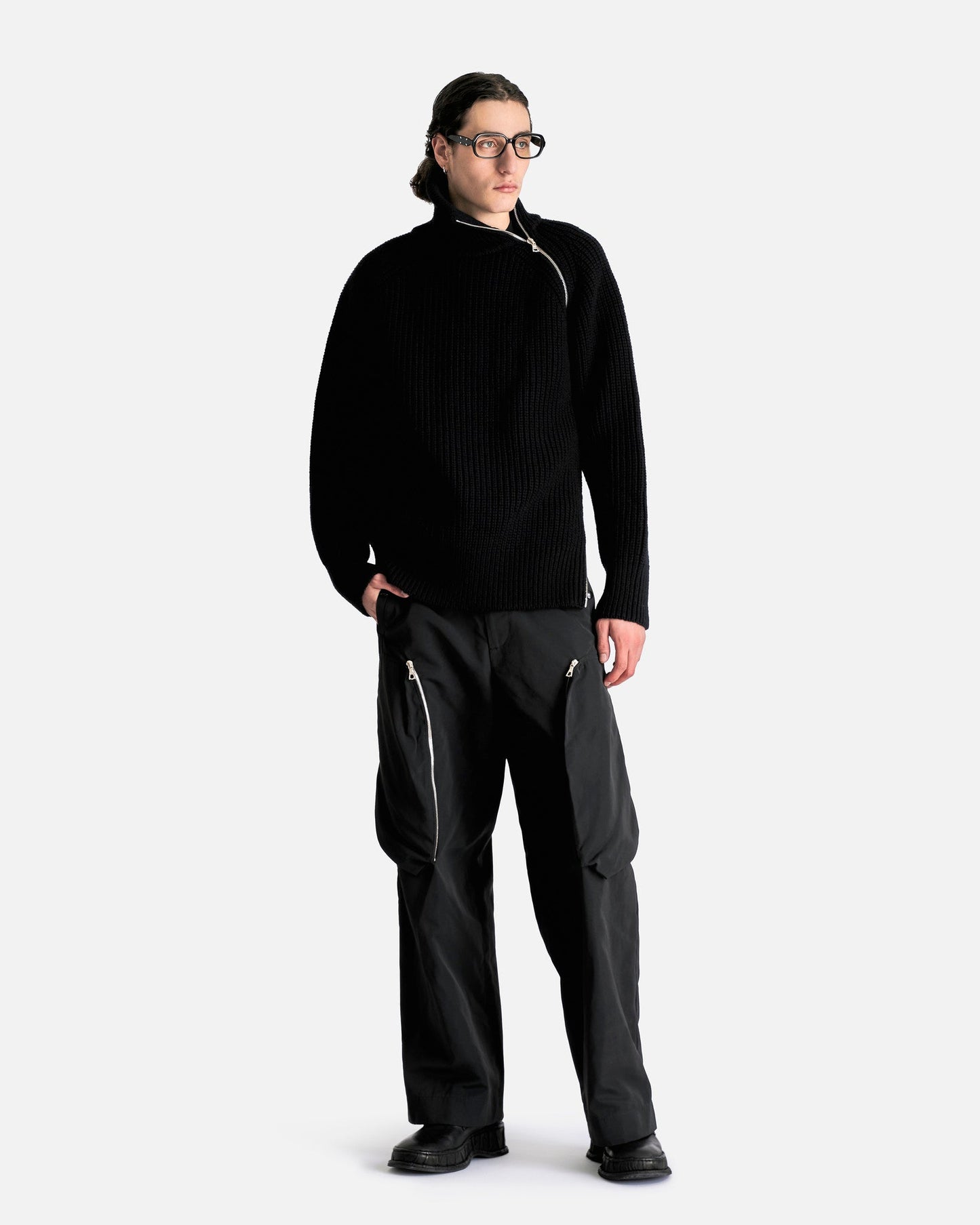 Dries Van Noten Men Sweaters Monty M.K. Sweater in Black