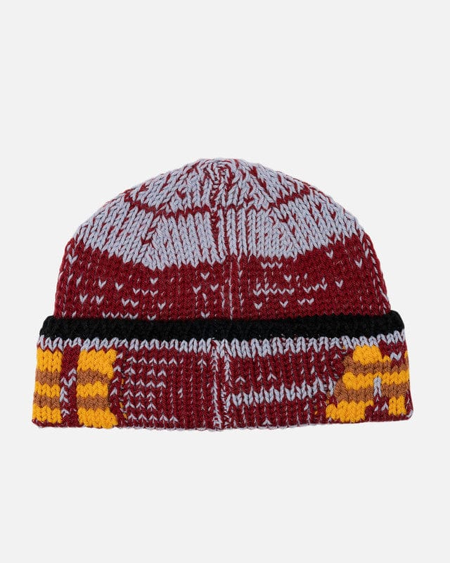 Marni Men's Hats Mouline Logo Beanie in Iris Blue