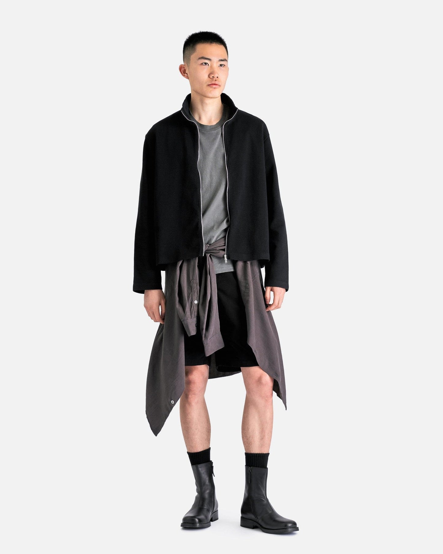 Our Legacy Men's Shorts Mount Shorts in Black Canvas