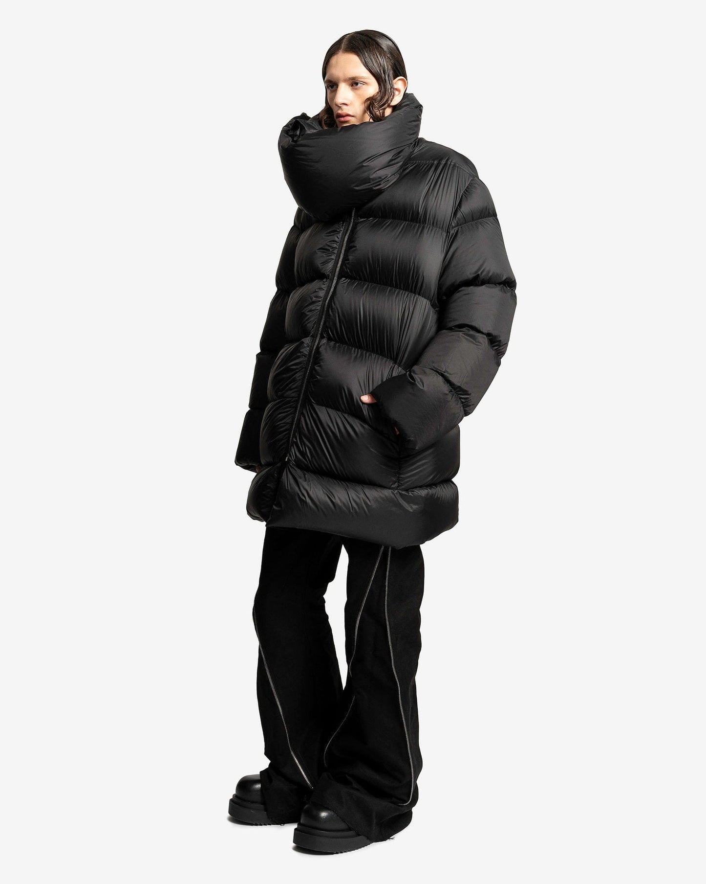Rick Owens Men's Jackets Mountain Jacket in Black