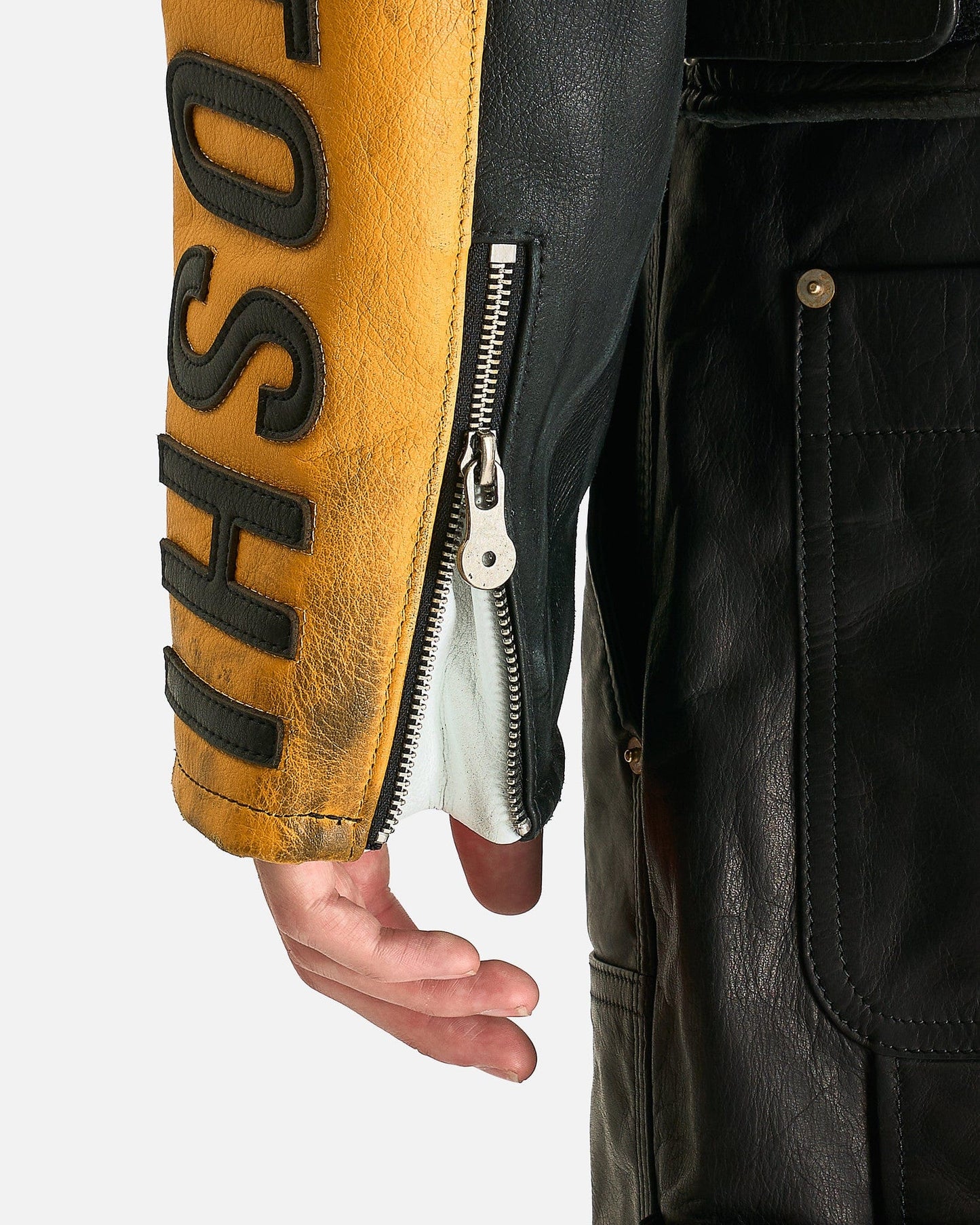 Satoshi Nakamoto Men's Jackets Movie Star Leather Jacket in Multi