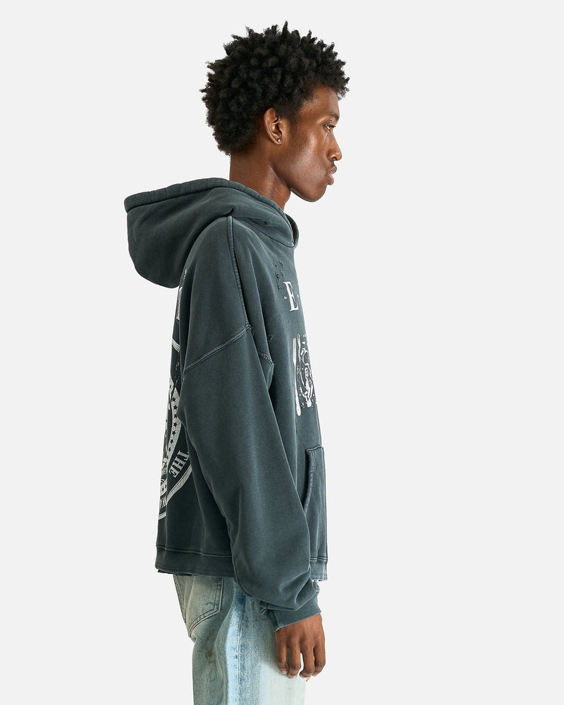 Enfants Riches Deprimes Men's Sweatshirts My Role in the War Hoodie in Charcoal