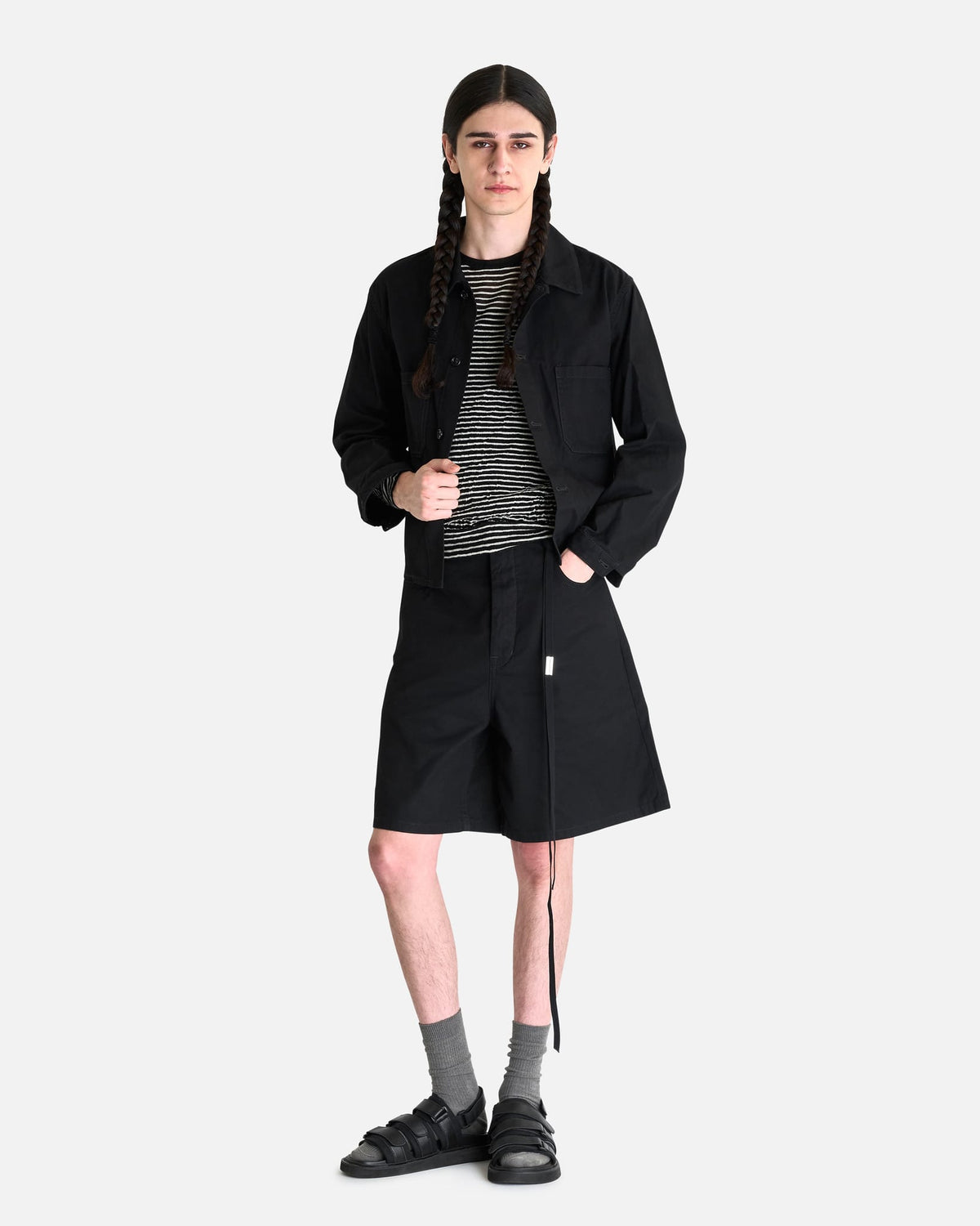 Ann Demeulemeester Men's Shorts Narve 5-Pocket Shorts in Black