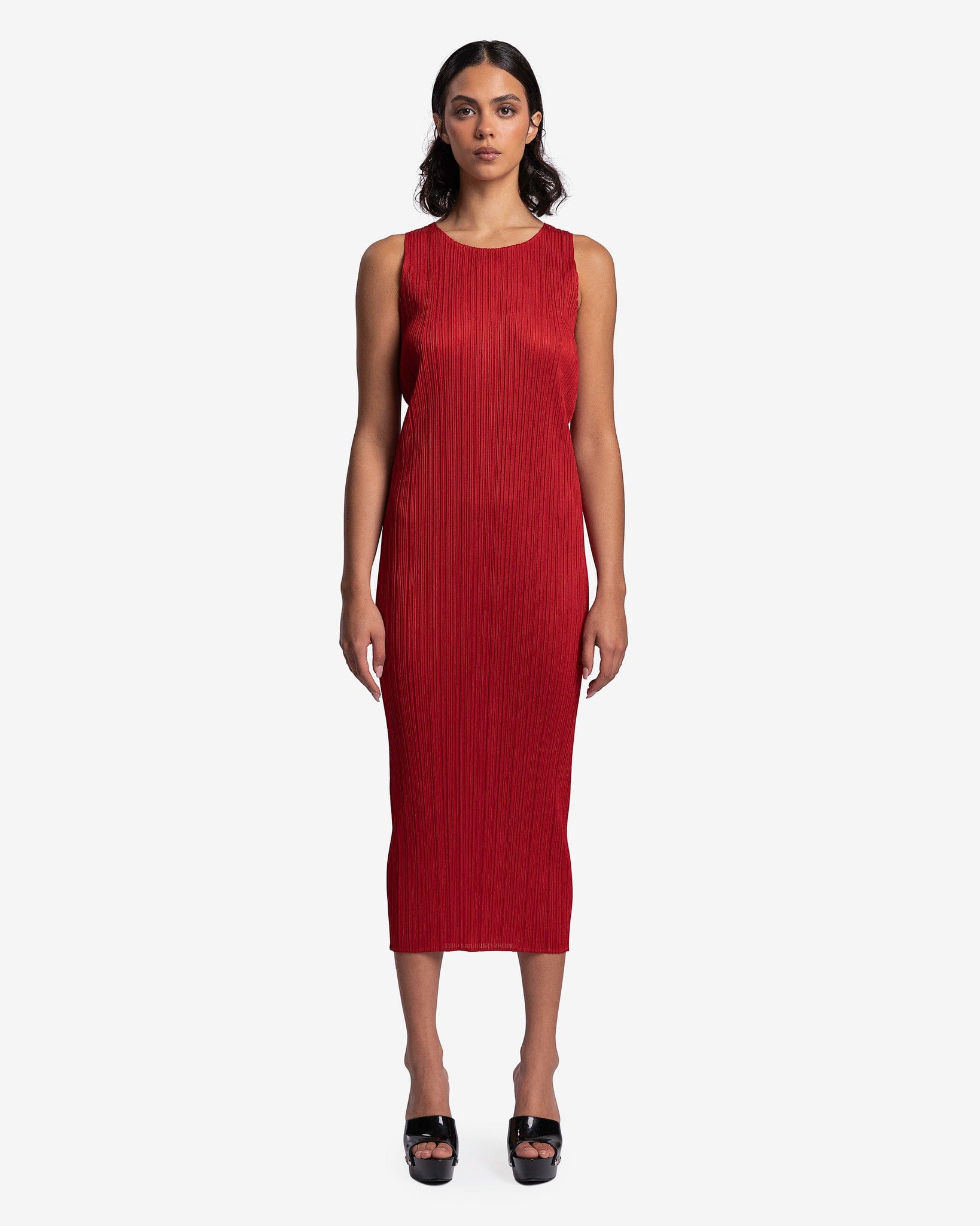 New Colorful Basics Dress in Red