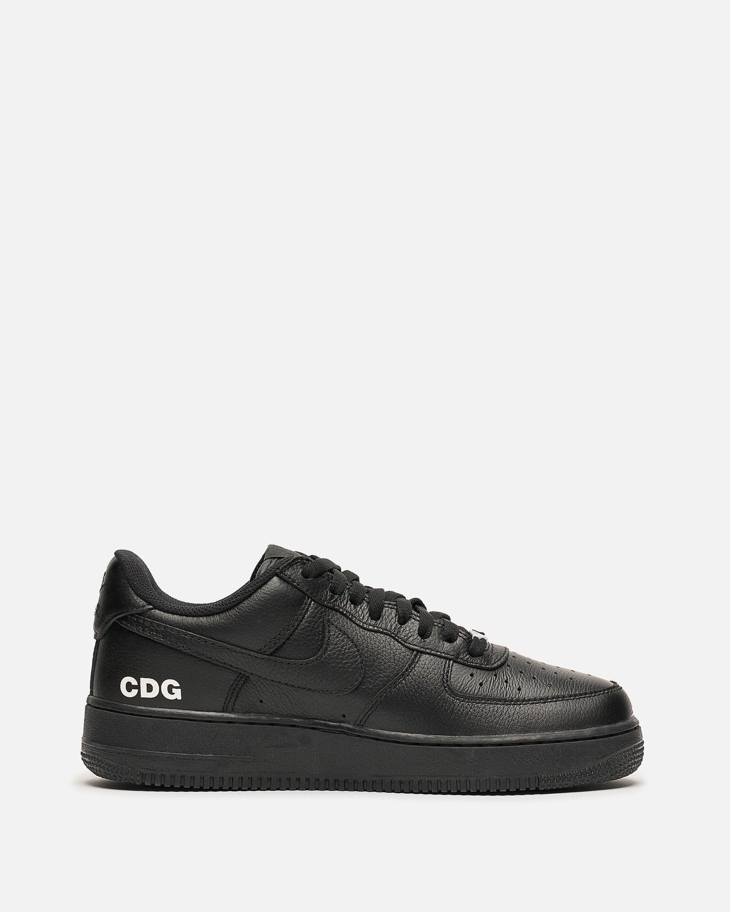 BLACK Comme des Garçons Men's Sneakers Nike Air Force 1 Low in Black