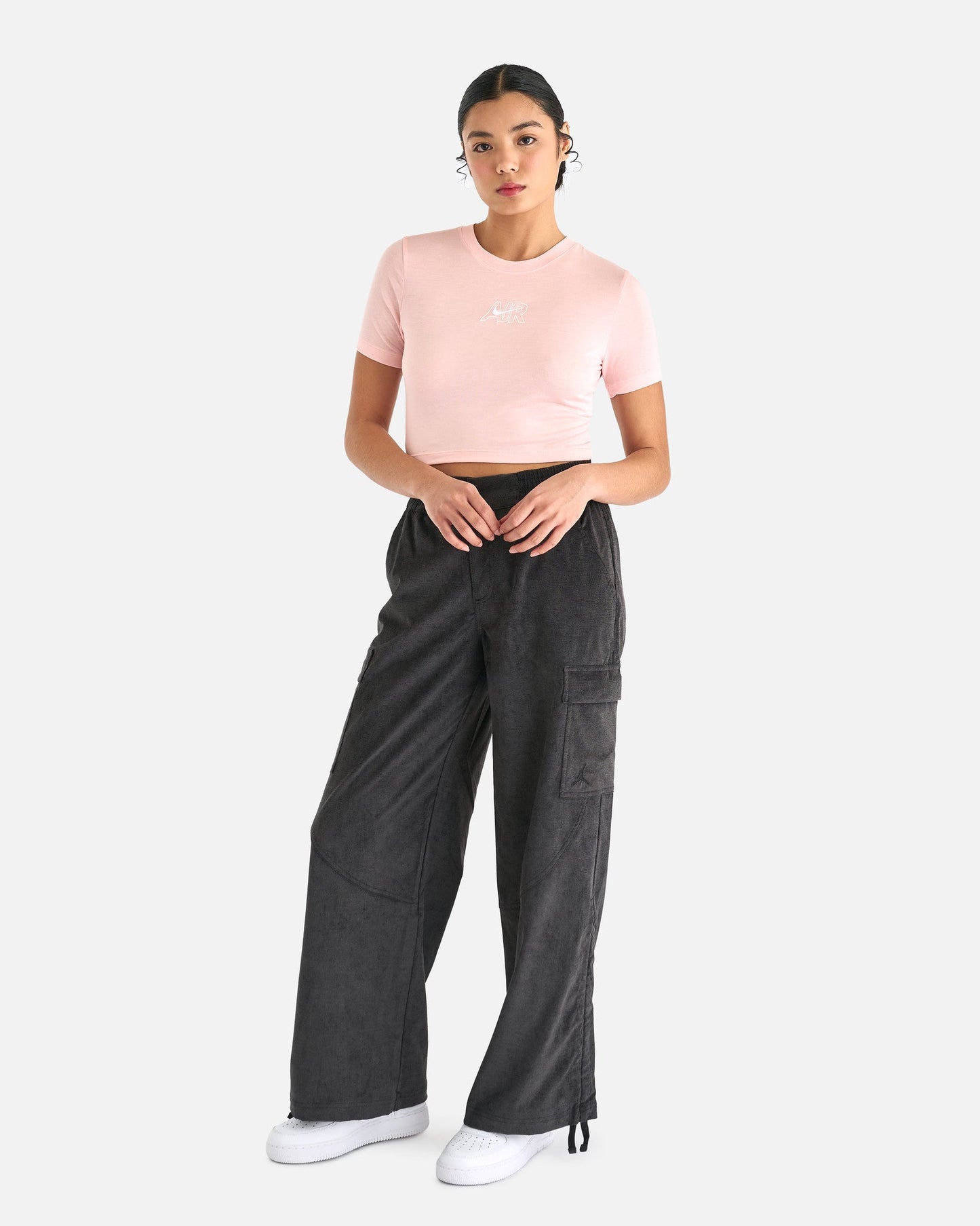 Nike Women T-Shirts NSW Air Crop T-Shirt in Pink