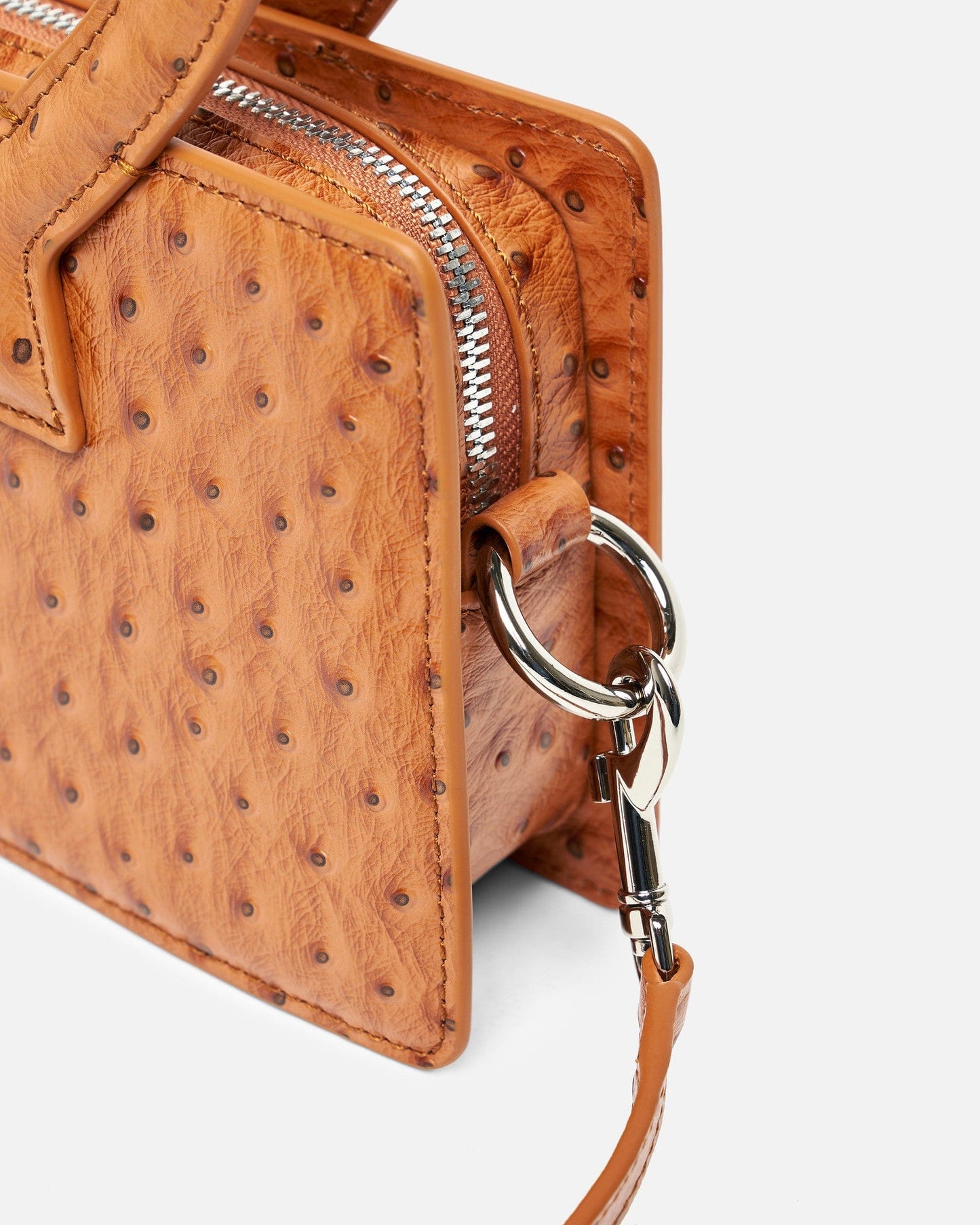 Luar Women Bags O/S Ostrich Small Ana Bag in Tan