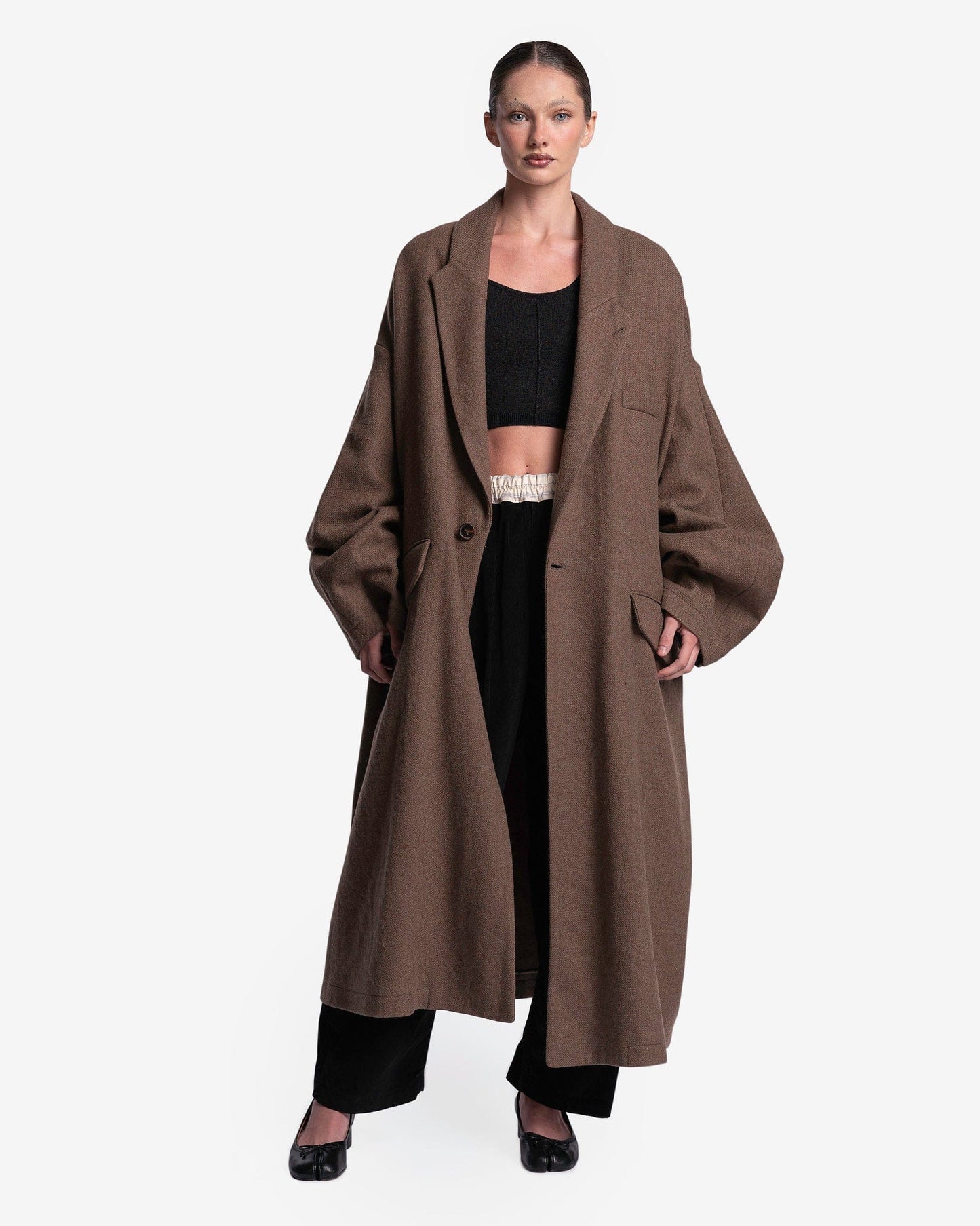 Maison Margiela Women Jackets Oversized Wool Coat