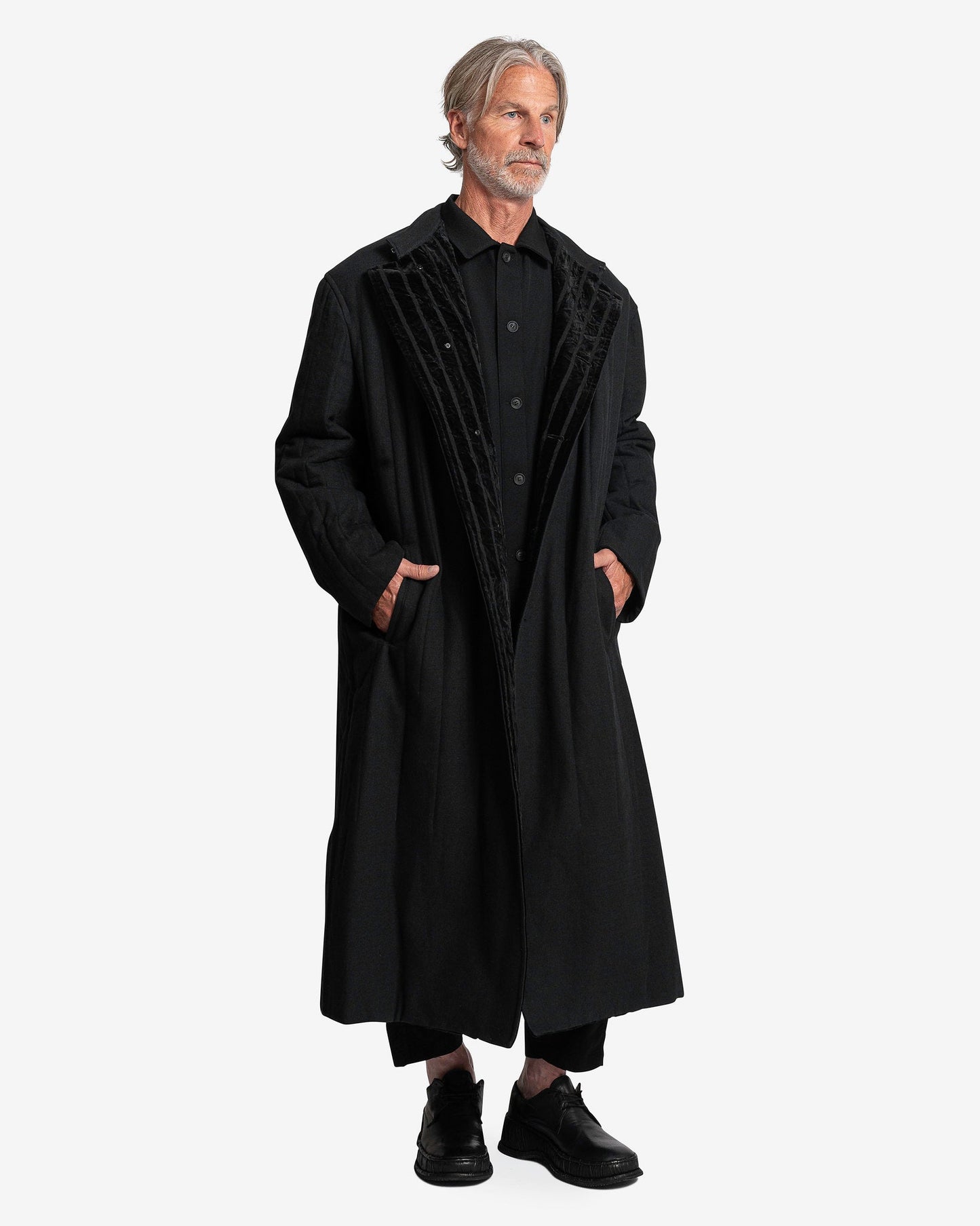 Yohji Yamamoto Pour Homme M Padded Stand C Coat