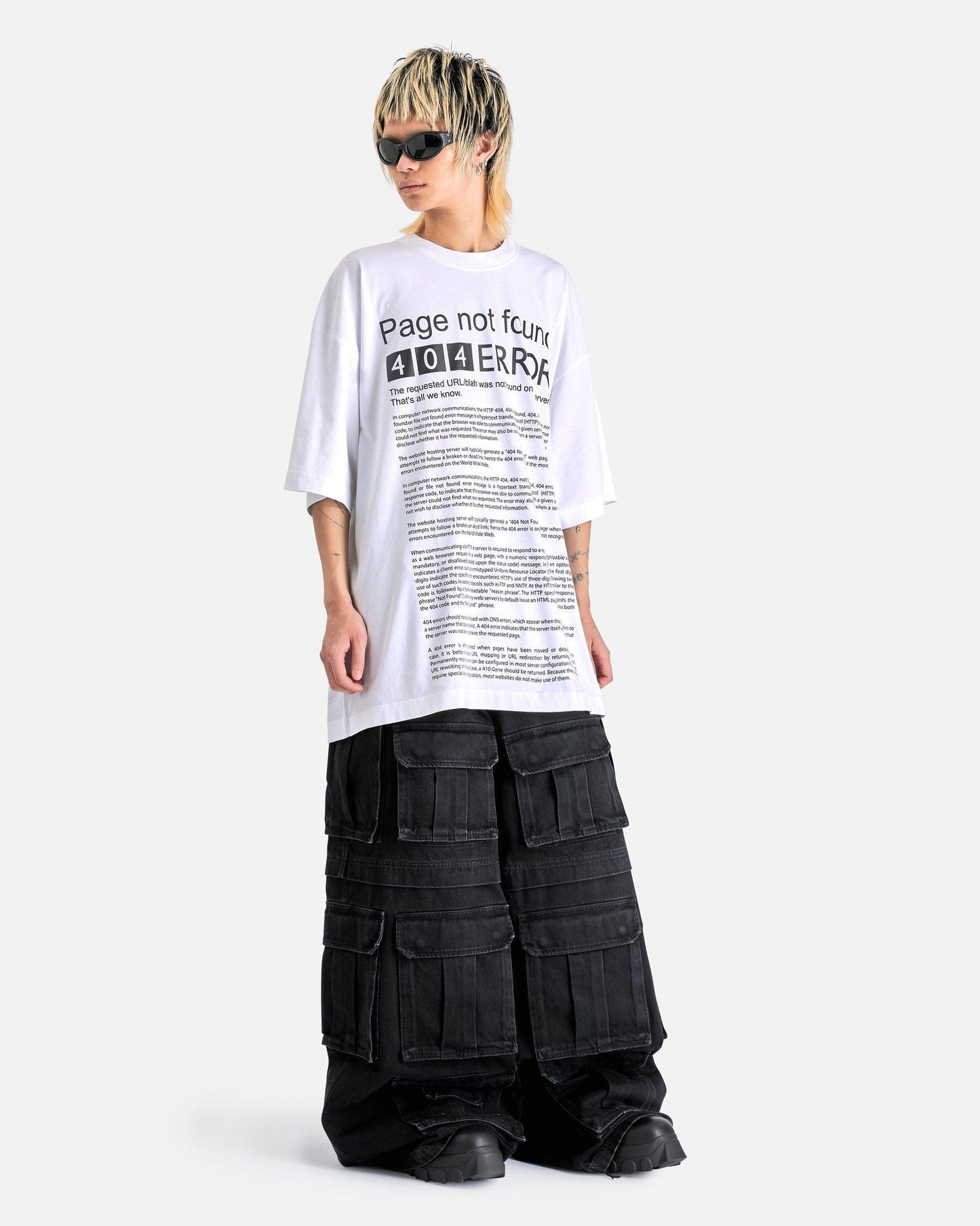 VETEMENTS Men's T-Shirts Page Not Found T-Shirt in White