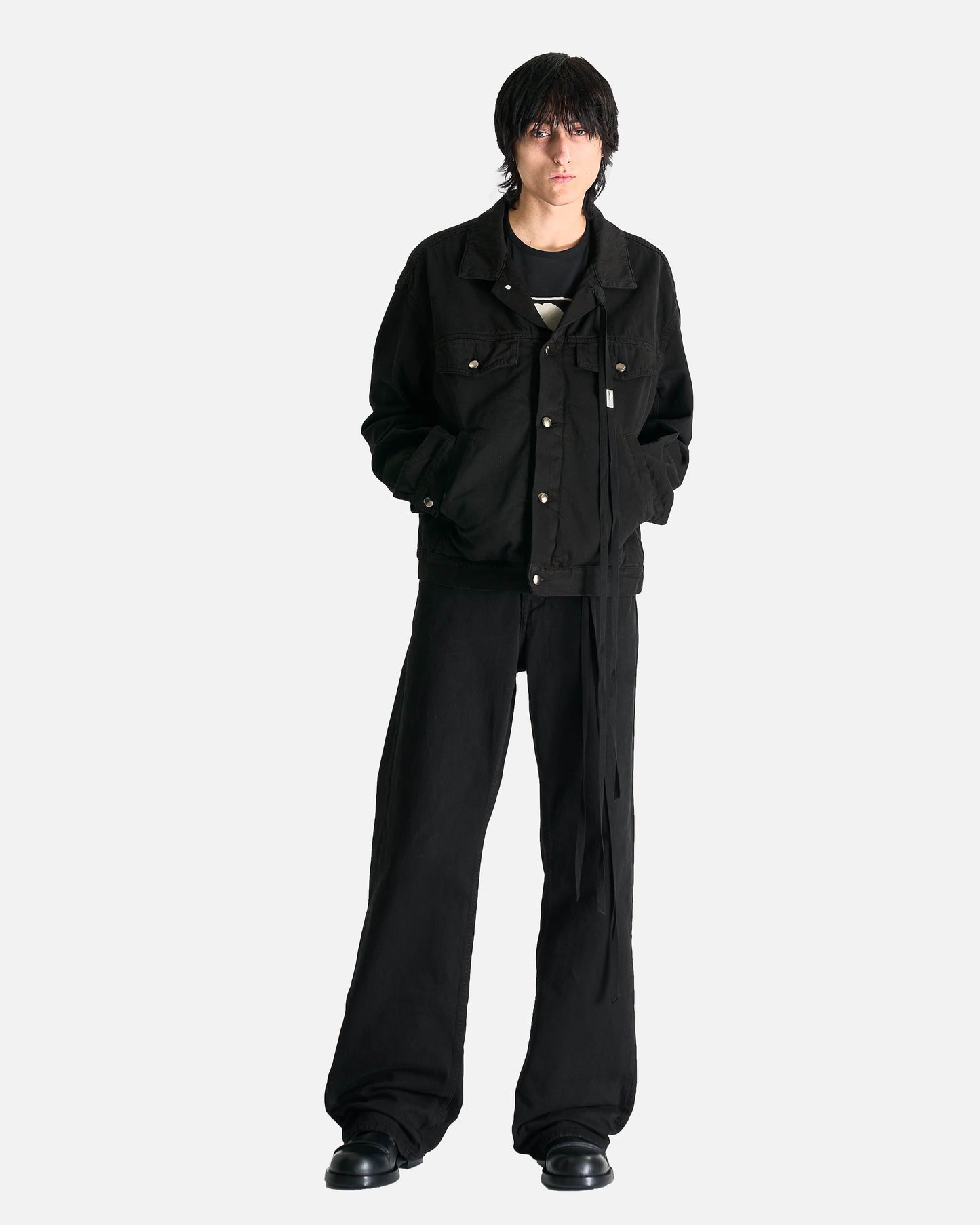 Ann Demeulemeester Men's Jackets Patrick 5-Pocket High Comfort Blouson in Black