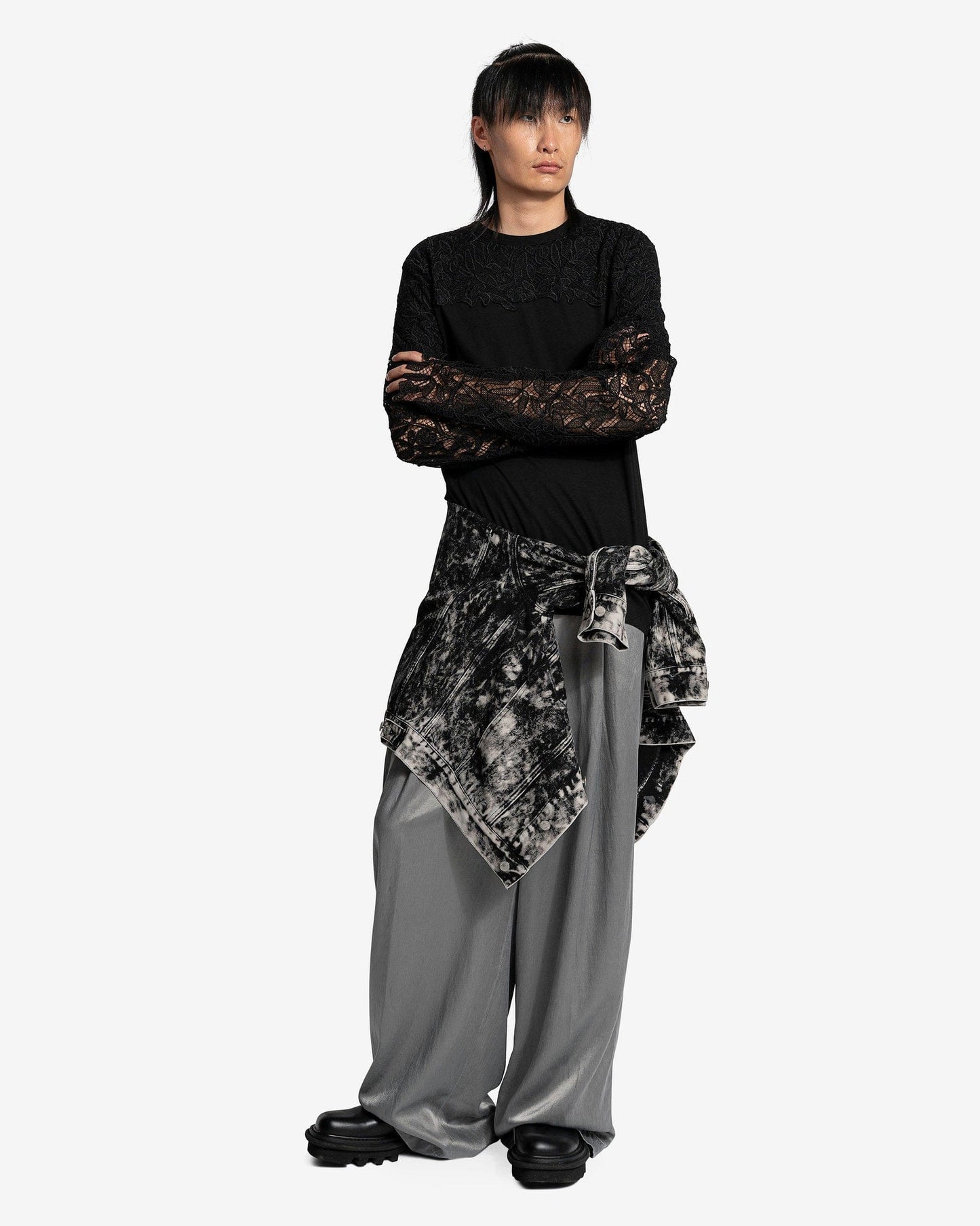 Dries Van Noten Men's Pants Pepper Bis Pants in Grey