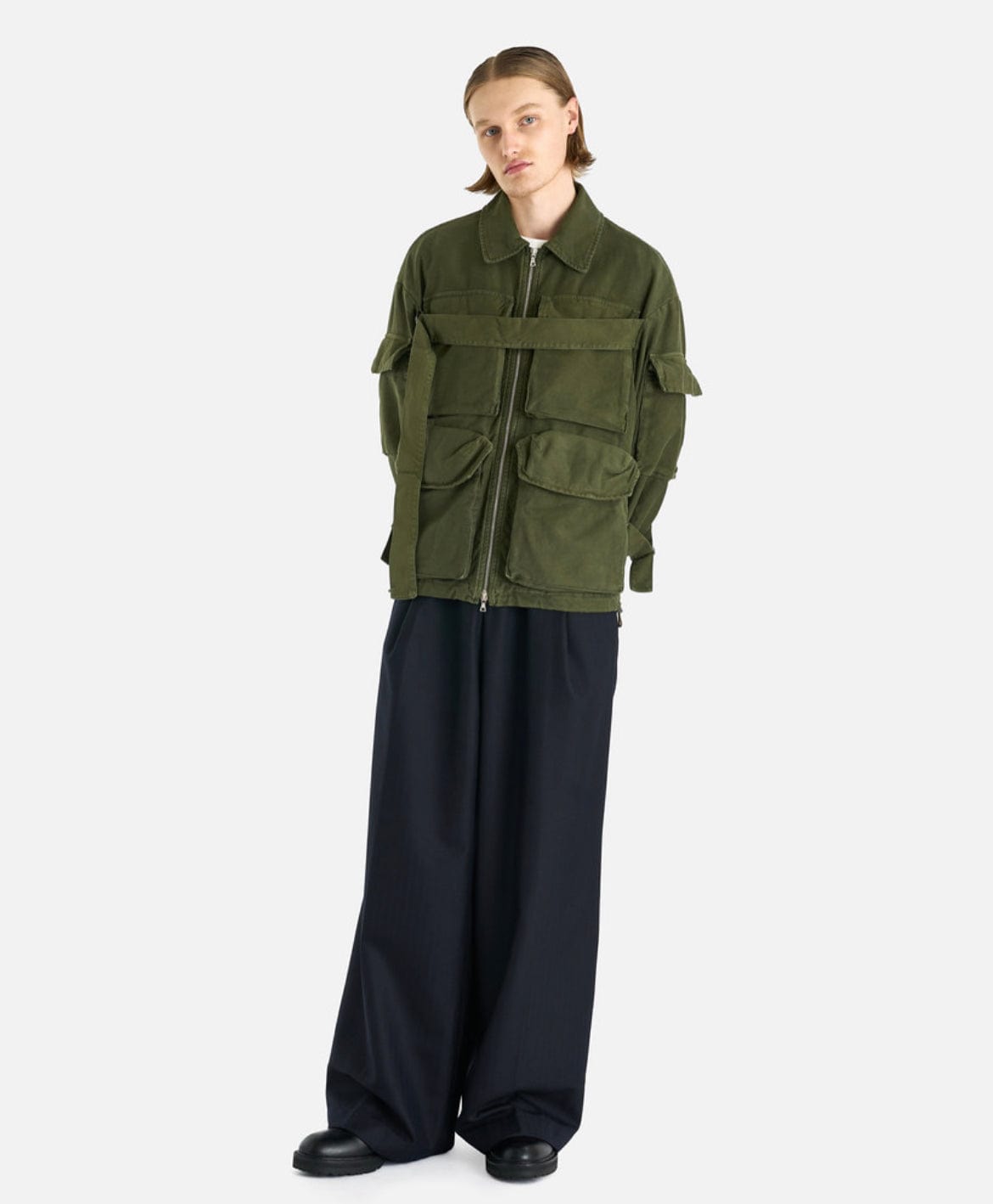 Dries Van Noten Men's Pants Pilburn Pants in Navy