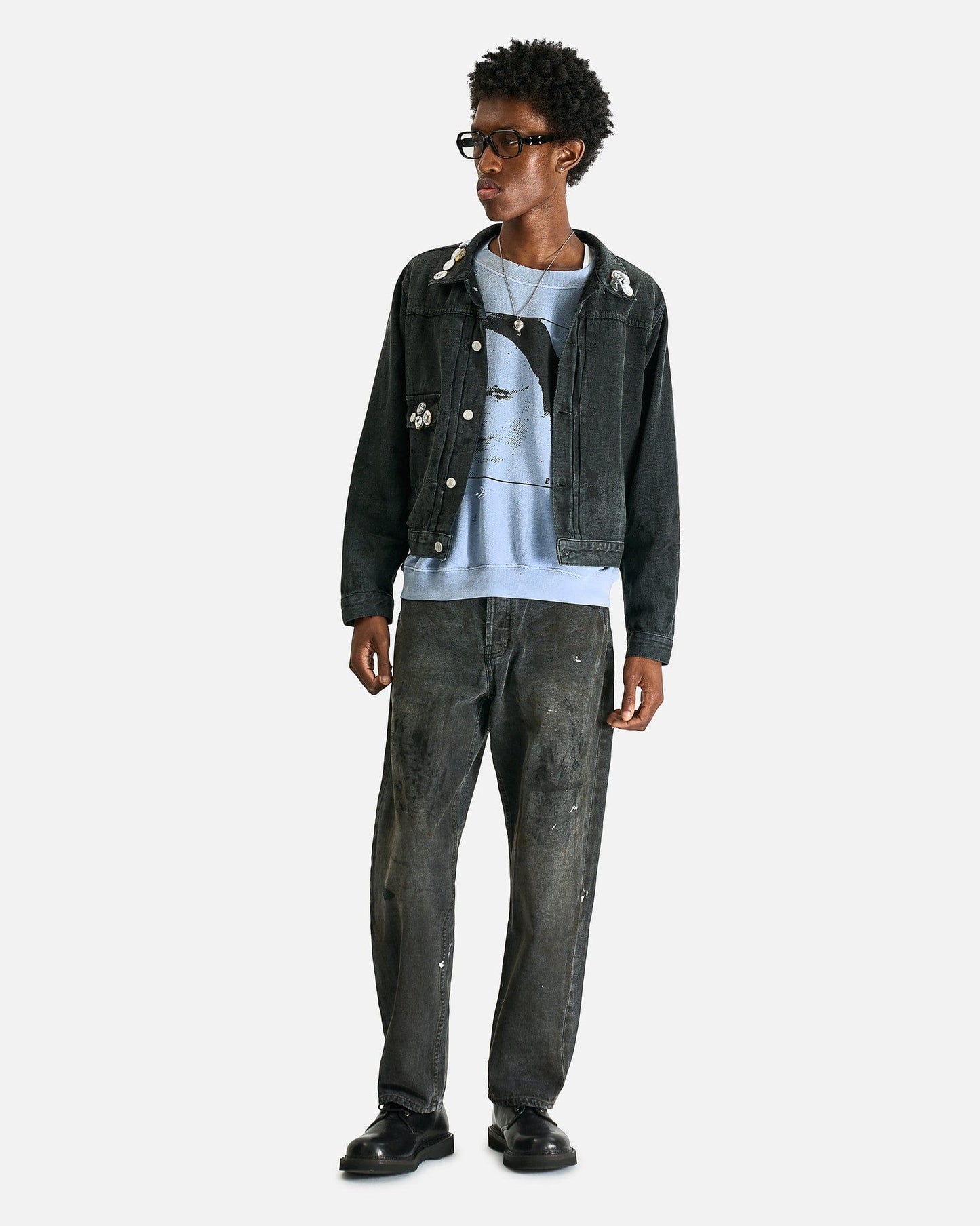 Enfants Riches Deprimes Men's Jackets Pin Assemblage Jacket in Charcoal