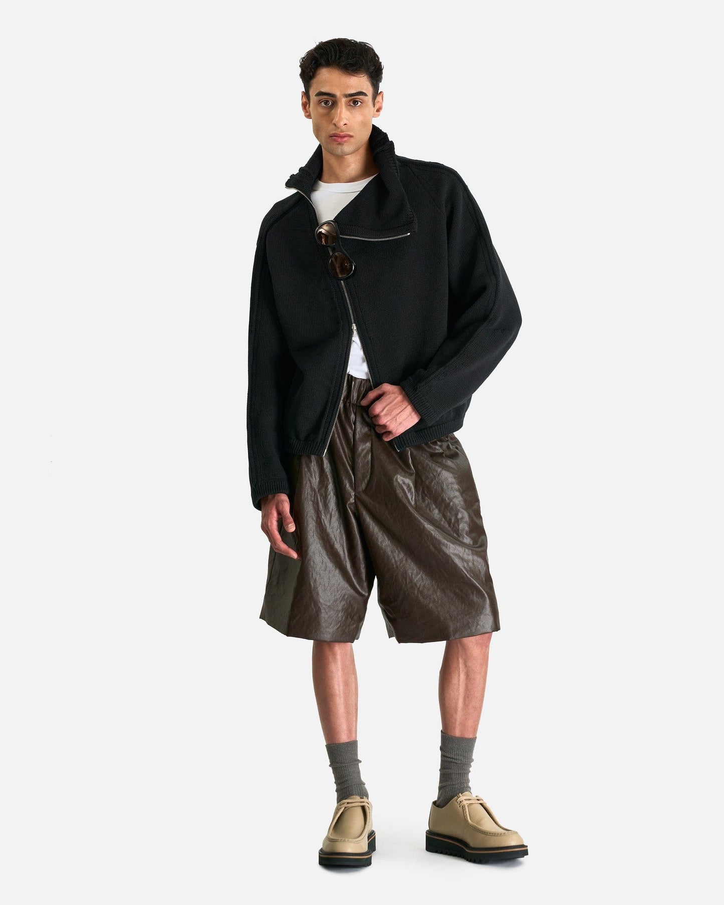 Dries Van Noten Men's Shorts Plato Bis Shorts in Khaki