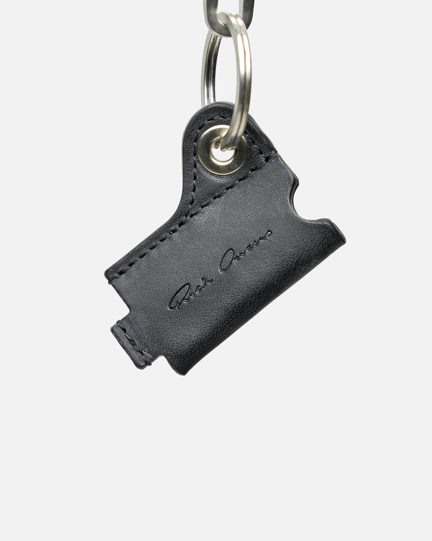 Rick Owens Leather Goods OS Porterville Mini Lighter Holder in Black