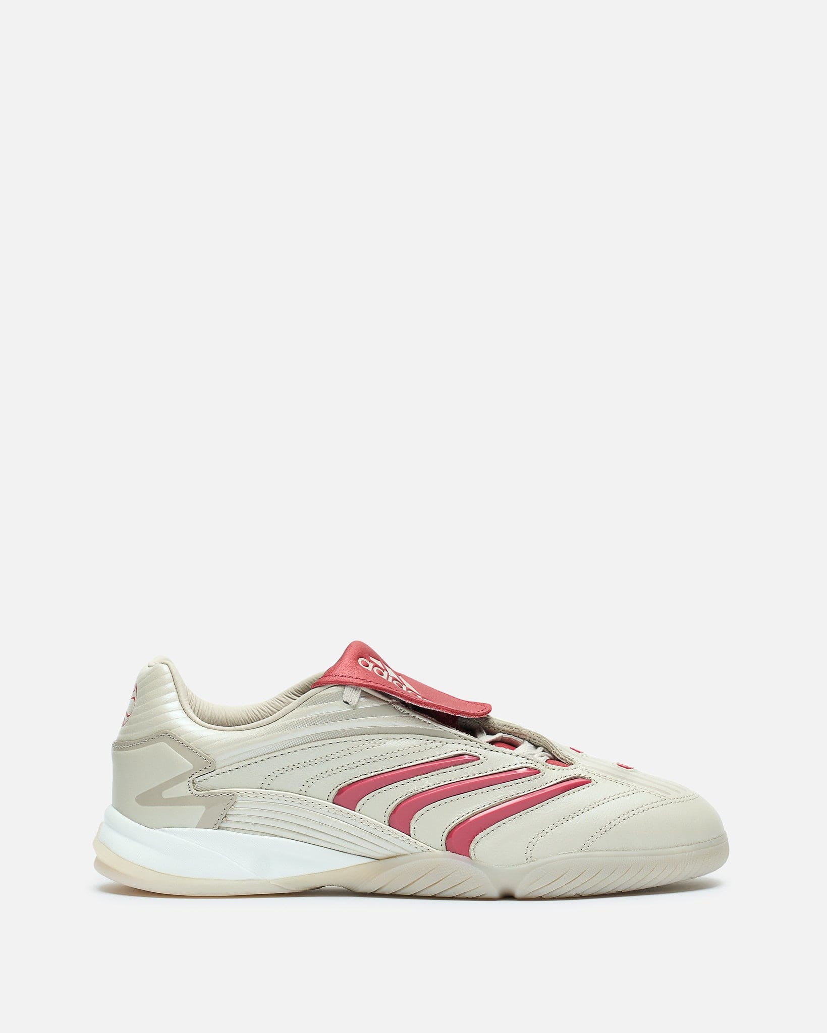 Adidas Men's Sneakers Predator Sala in Beige/Victory Red