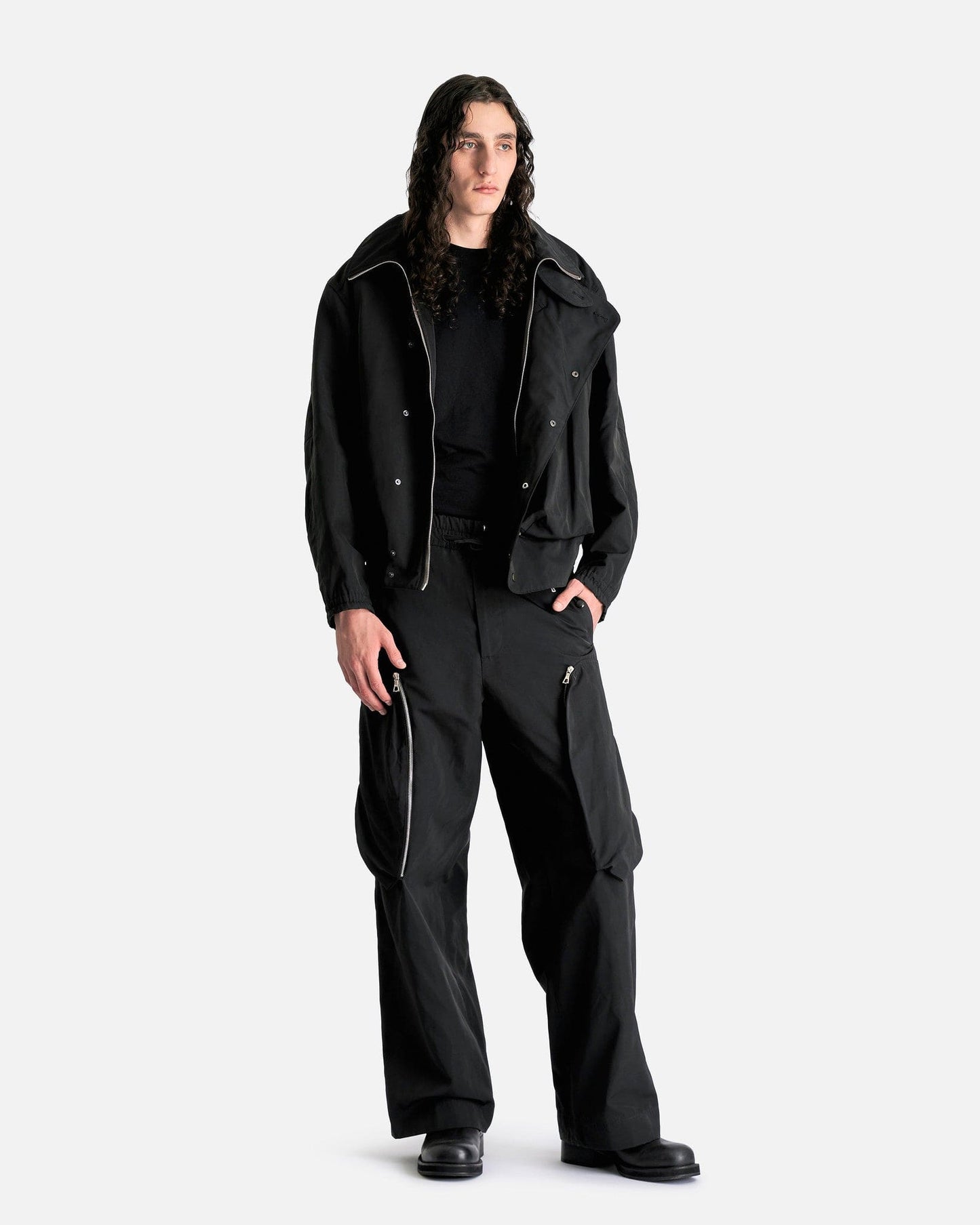 Dries Van Noten Men's Pants Prima Bis M.W. Pants in Black