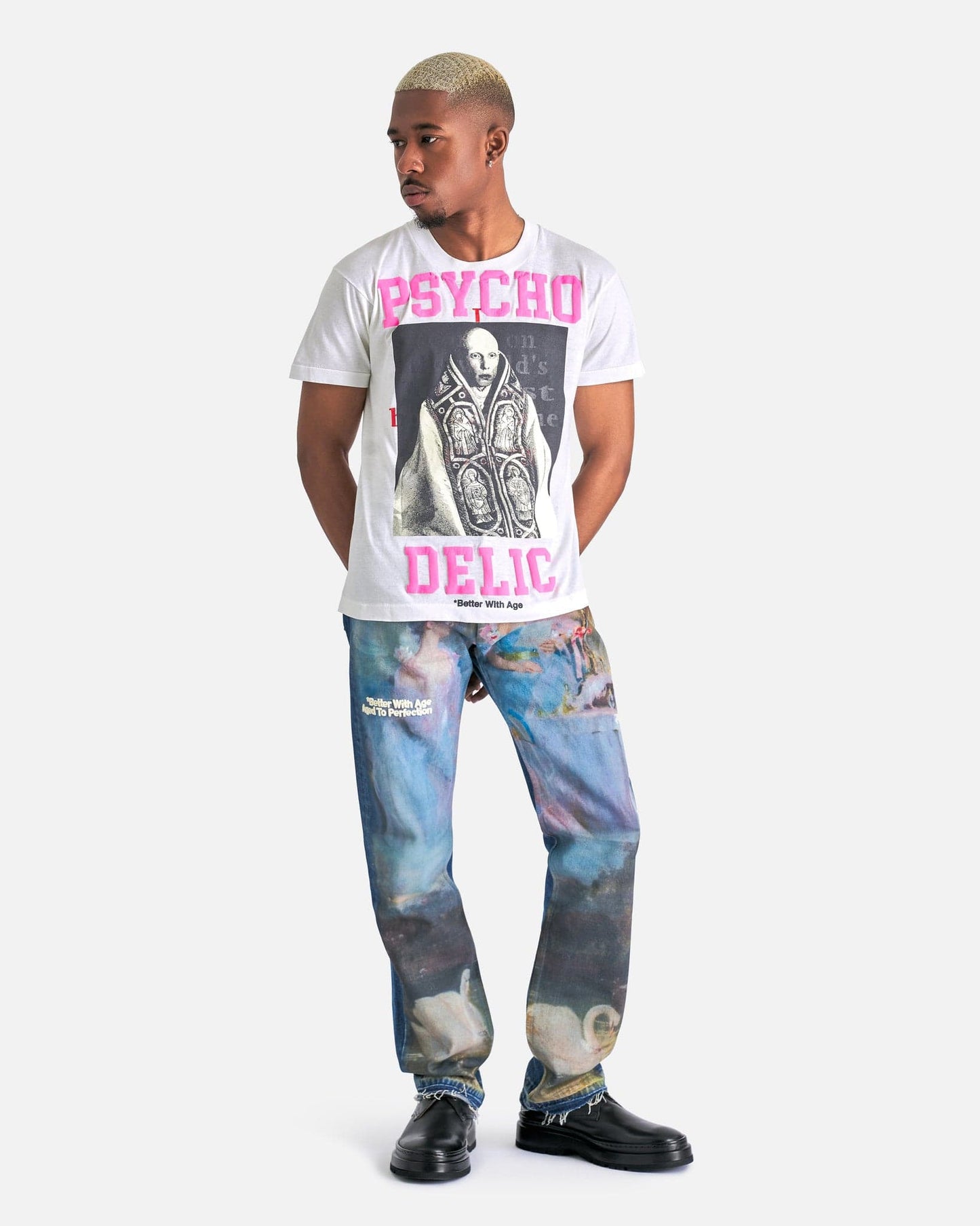 Better With Age Men's T-Shirts Psycho-Delic T-Shirt in Multi
