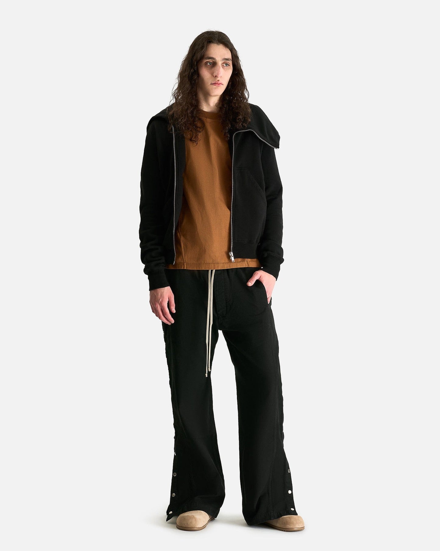 Rick Owens DRKSHDW Men's Pants Pusher Pants in Black