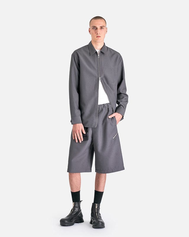 OAMC Men's Shorts Regs Short in Dark Grey