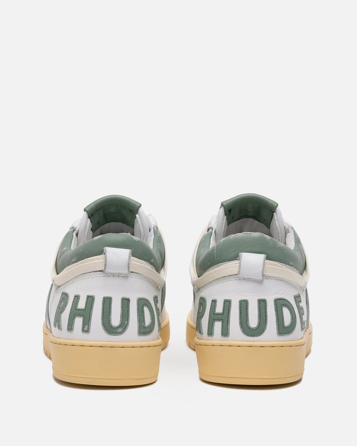 Rhude Men's Sneakers Rhecess Low in White/Sage