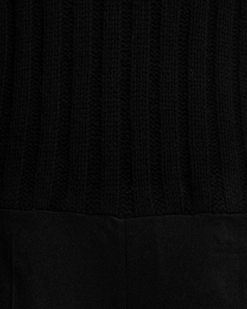 UNDERCOVER Women Tops Rib Knit Paneled One-Piece in Black