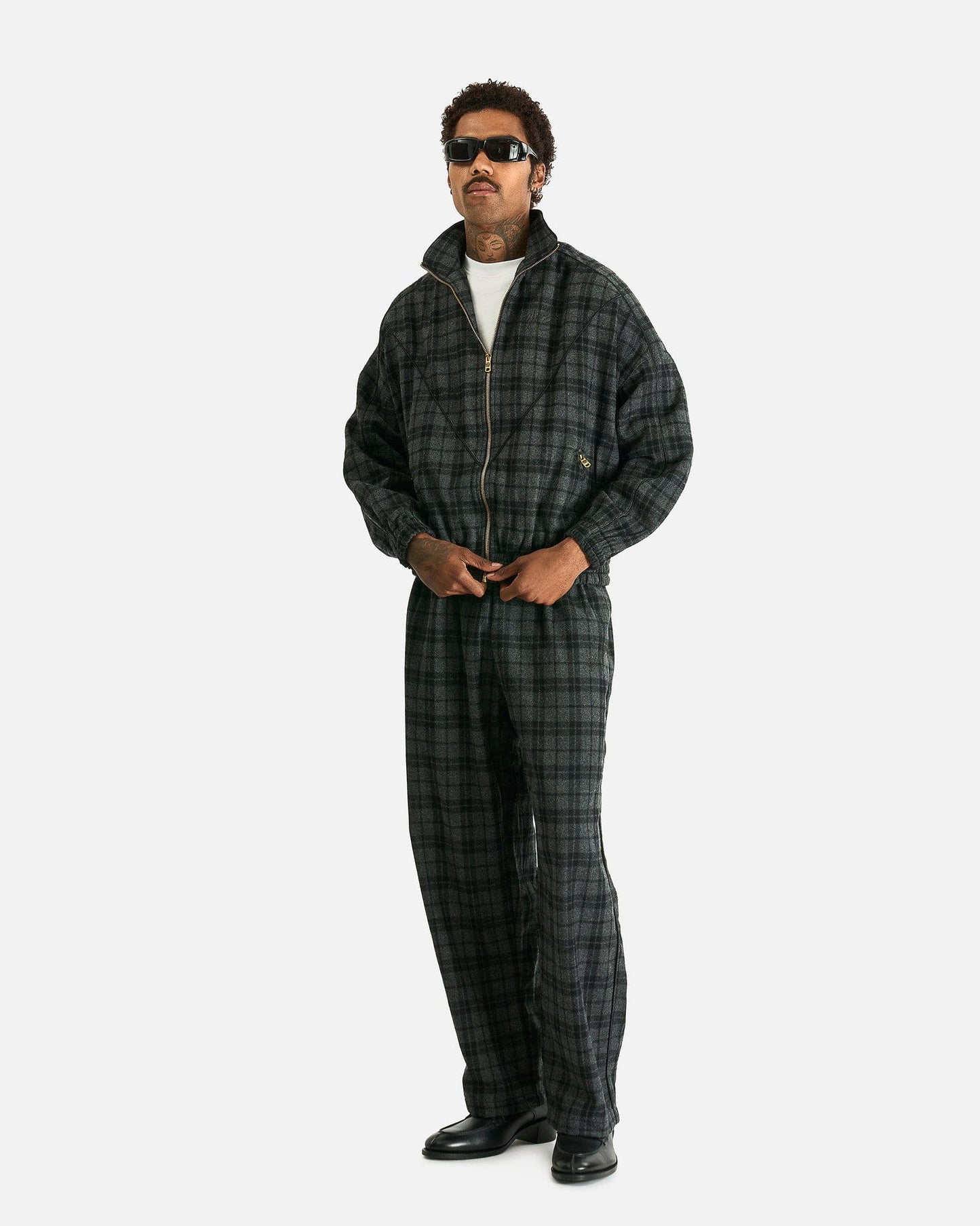 Willy Chavarria Men's Pants Ruff Rider Pant in Charcoal