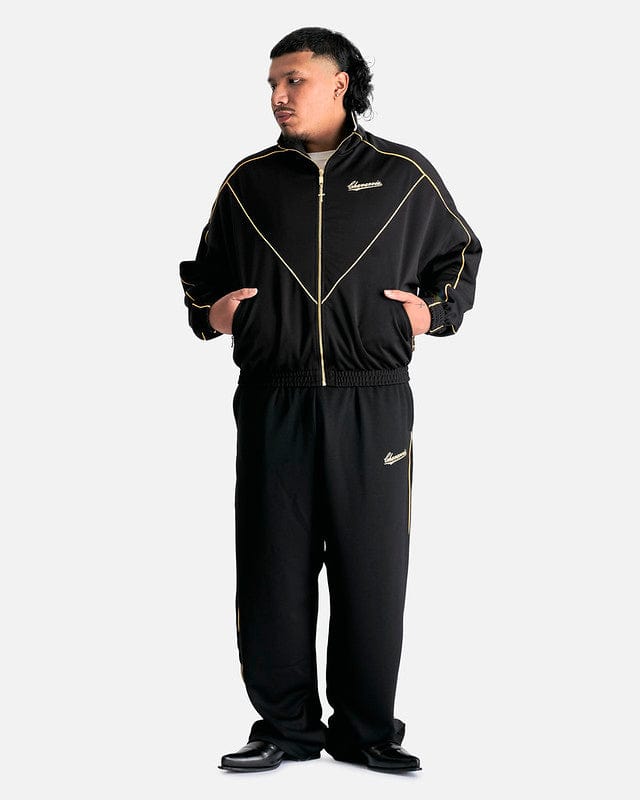 Willy Chavarria Men's Pants Ruff Rider Track Pants in Black