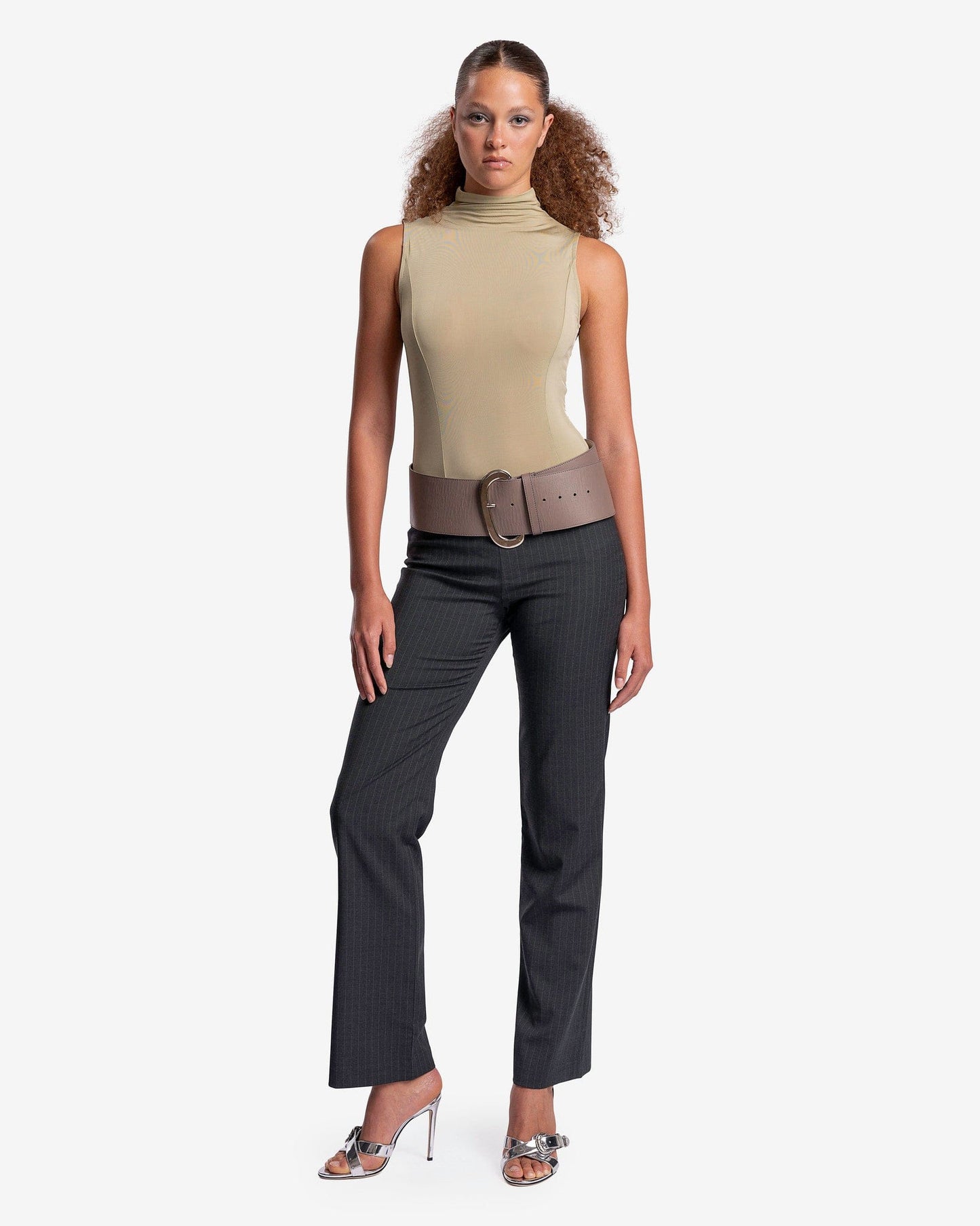 Paloma Wool Women Pants Saba Low Waisted Pants in Dark Grey