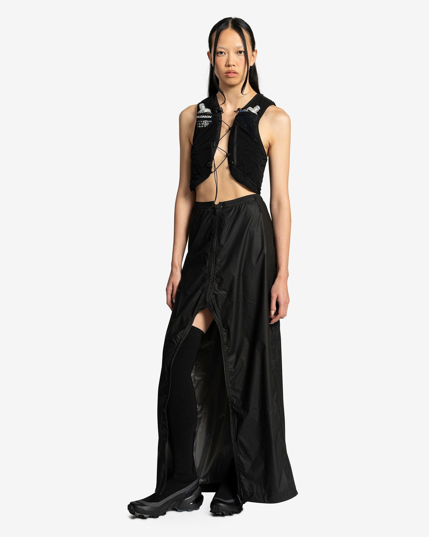 MM6 Maison Margiela Women Tops Salomon ADV Skin 5 Vest in Black