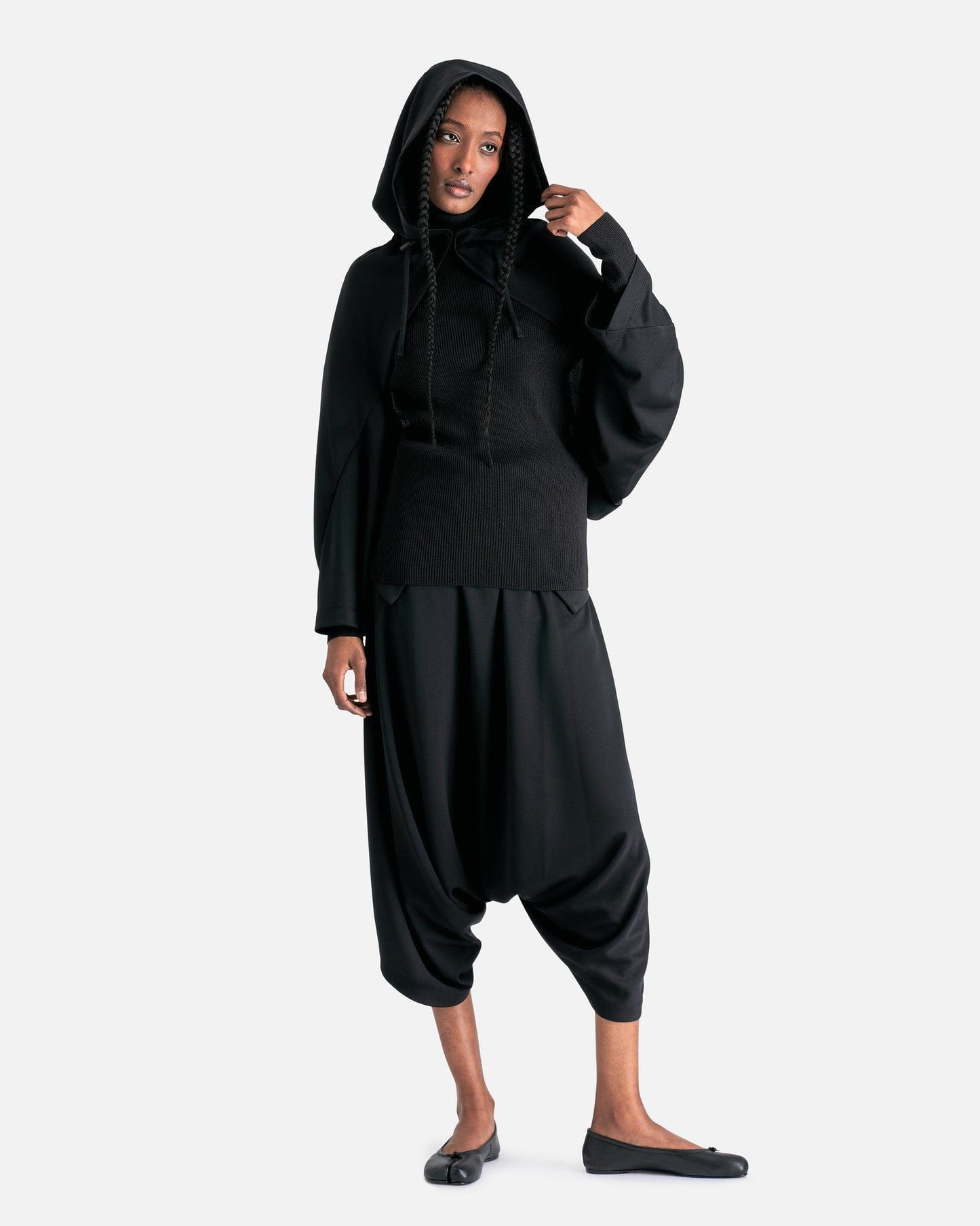 132 5. Issey Miyake Women Pants 3 Sarouel Pants in Black