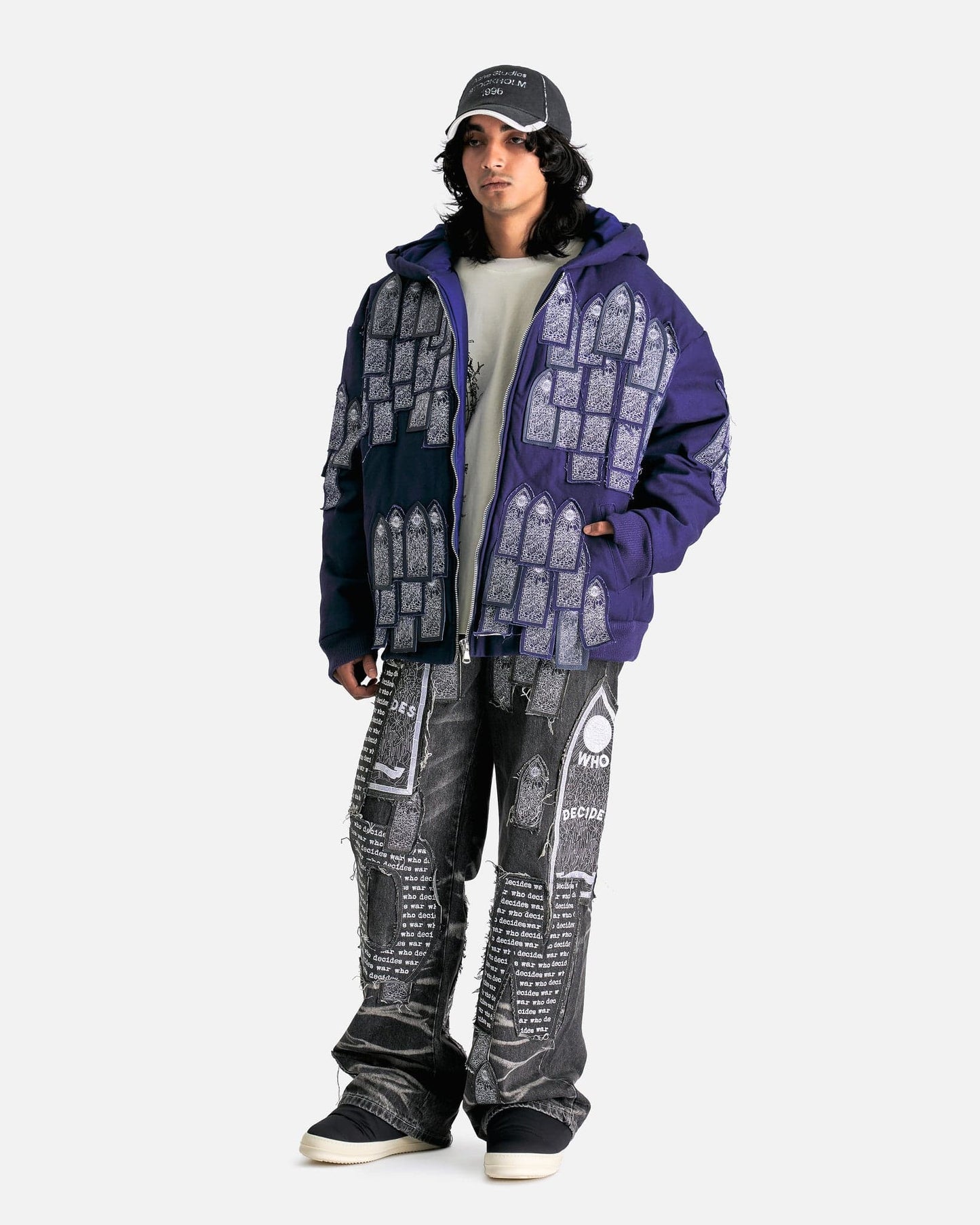 Who Decides War Men's Jeans Scripture Denim in Sky