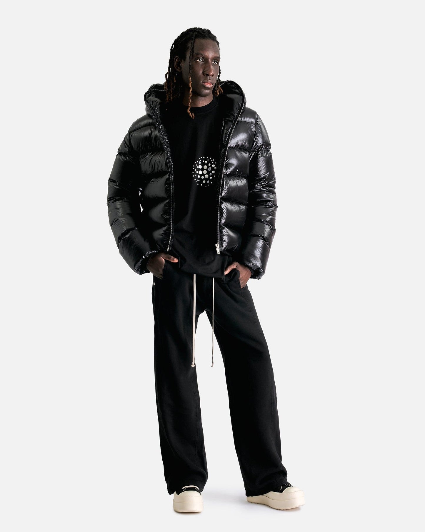 Rick Owens Men's Jackets Sealed Jacket in Black