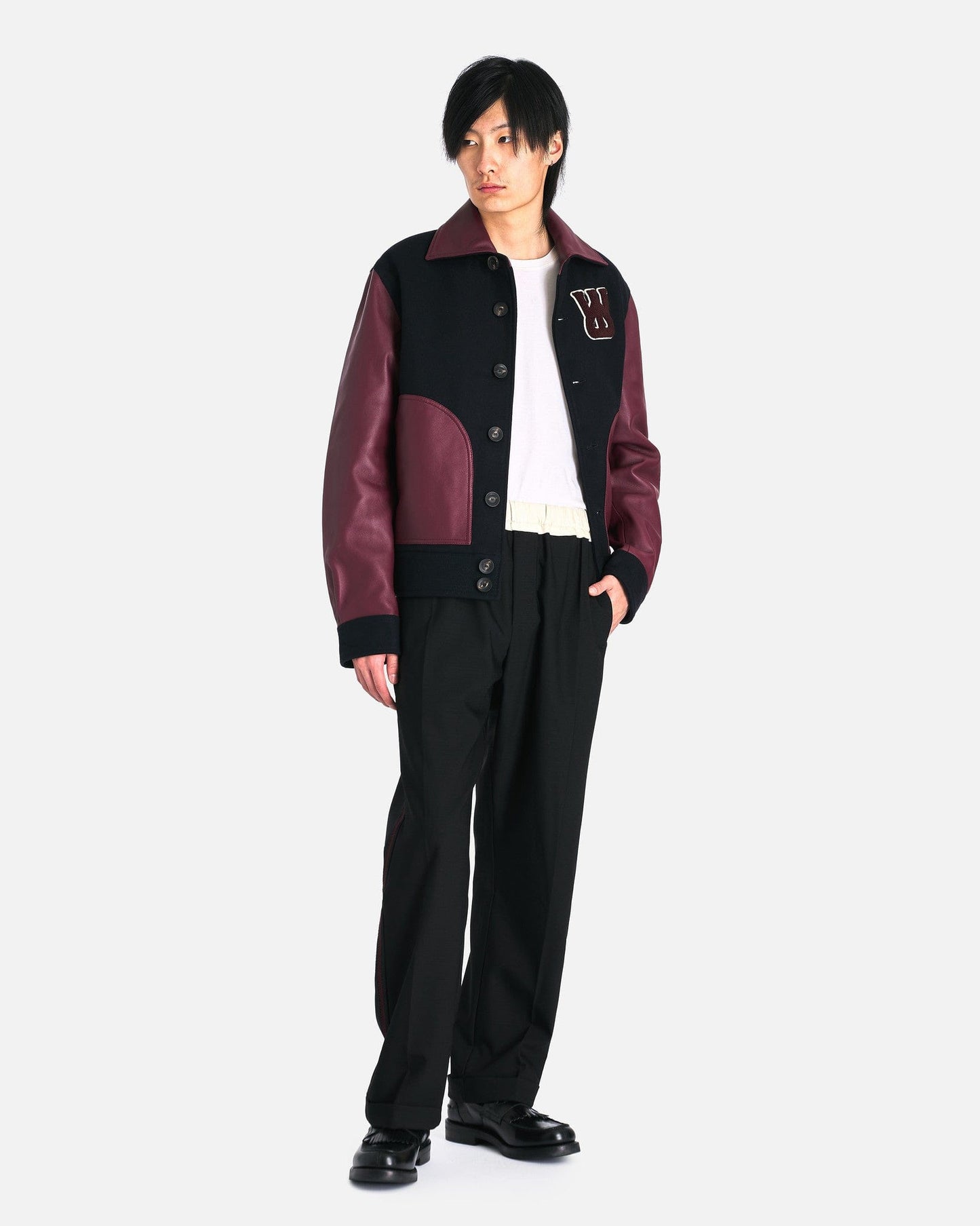 Wales Bonner Men's Pants Seine Trousers in Black