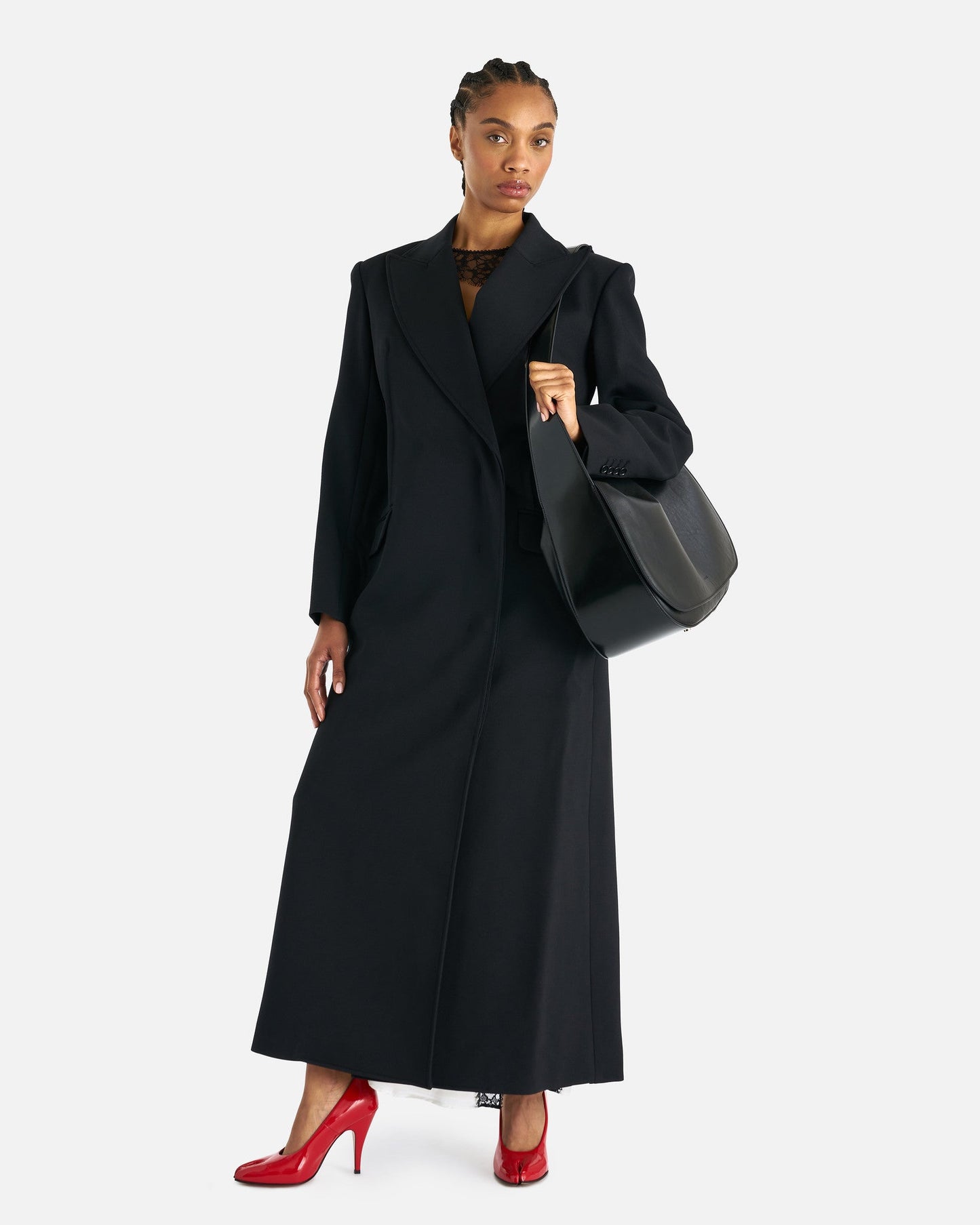 Simkhai Women Jackets Silvia Tailored Coat in Black
