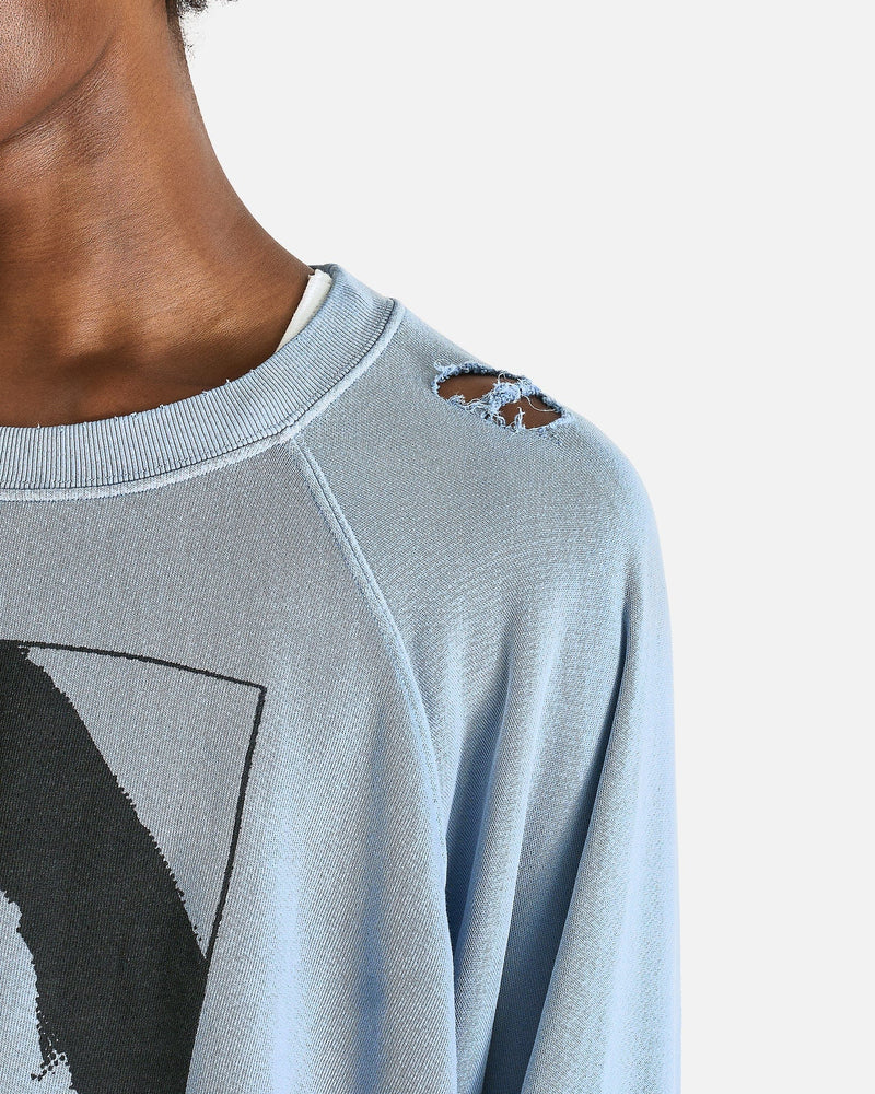 Enfants Riches Deprimes Men's Sweatshirts Singing Nun Raglan Crewneck Sweatshirt in Damaged Lavender