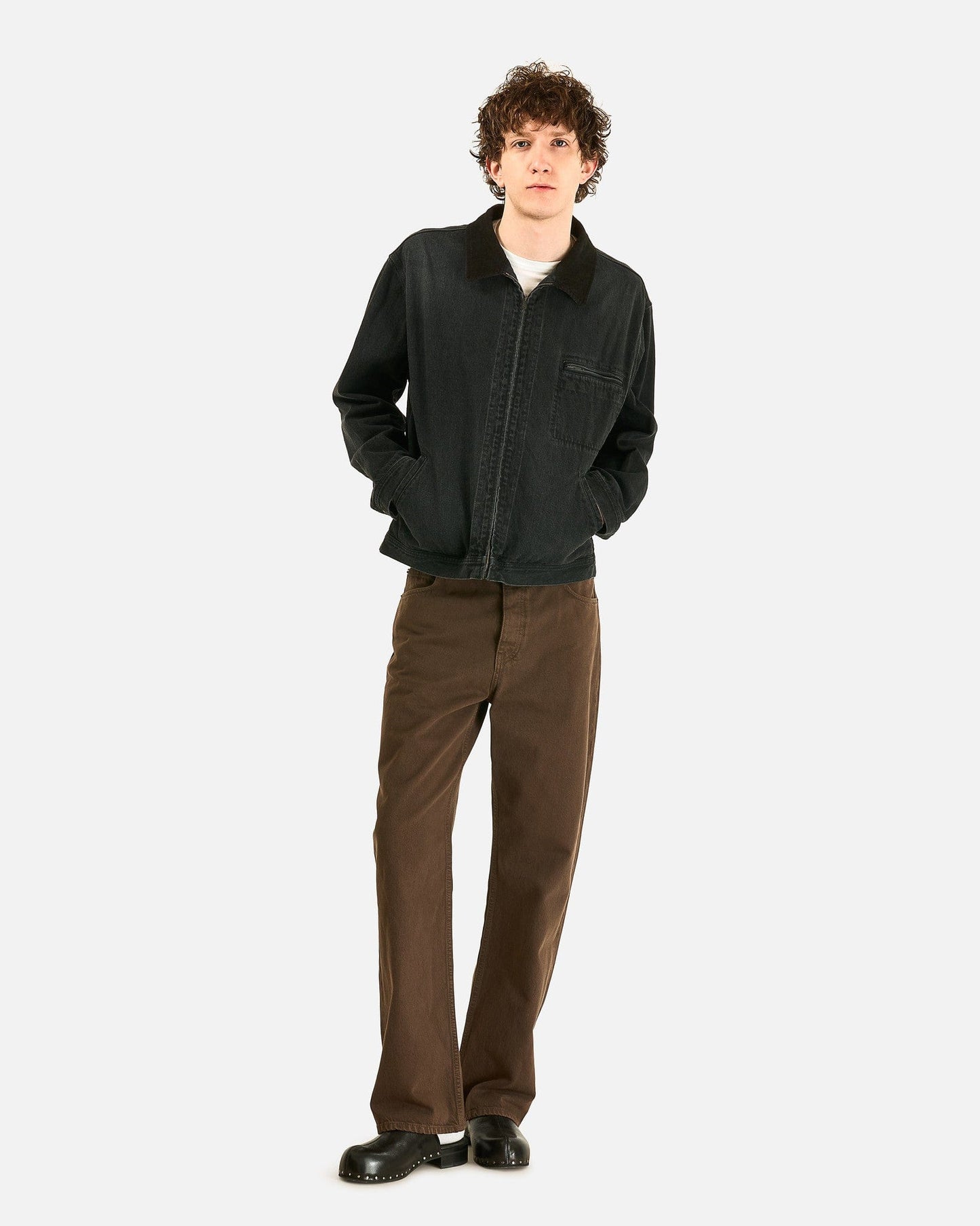 The Row Men's Jeans Siouxie Jean in Brown/Grey