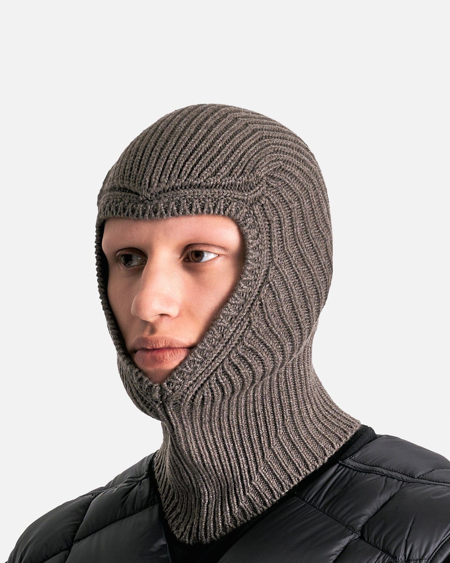 Rick Owens Men's Hats OS Skull Balaclava in Dust