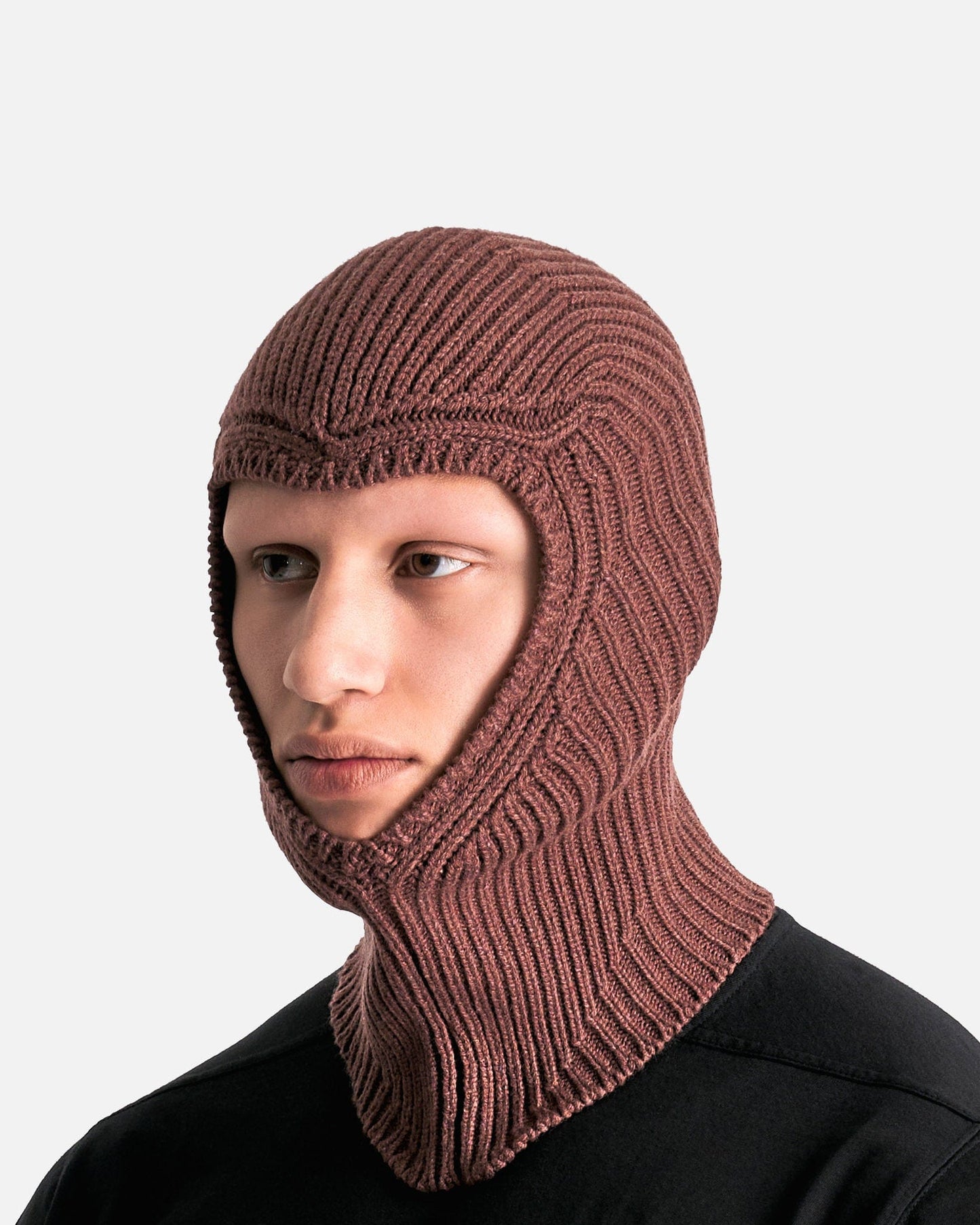 Rick Owens Men's Hats OS Skull Balaclava in Throat