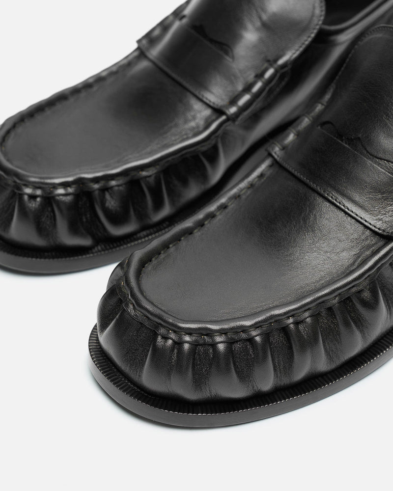 Dries Van Noten Men's Shoes Slip-On Penny Loafers in Dark Green